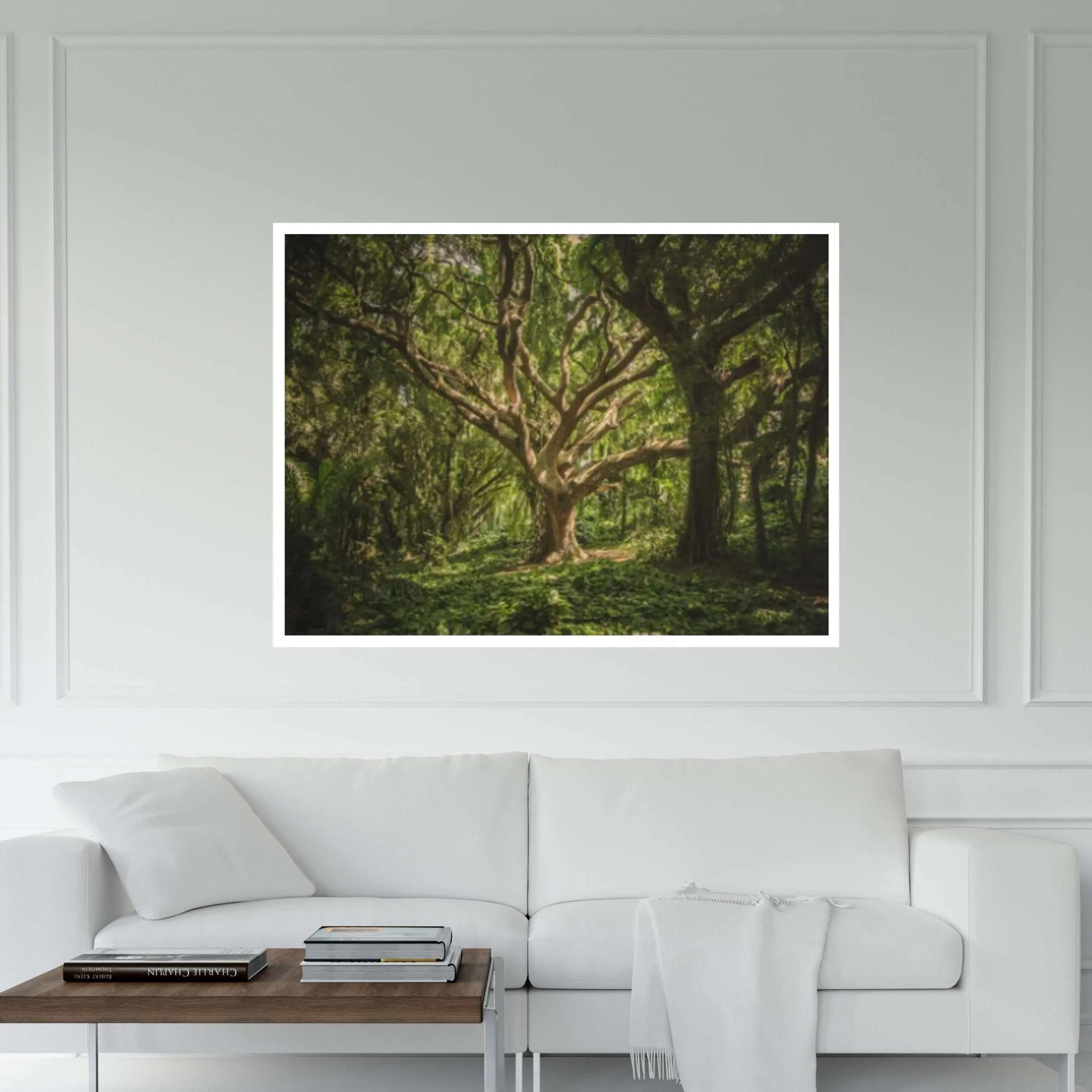 Forest Wall Art, Forest Canvas, Landscape Wall Art, Landscape Canvas, Forest Wall Decor - Y Canvas
