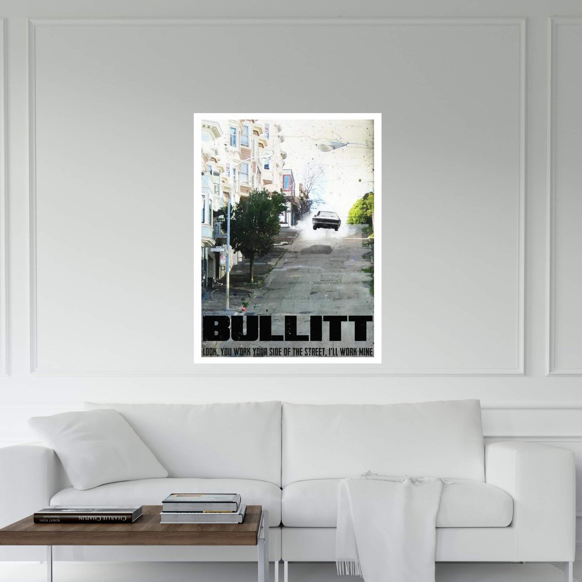 Bullitt Travel Movie Art Canvas Wall Art - Y Canvas