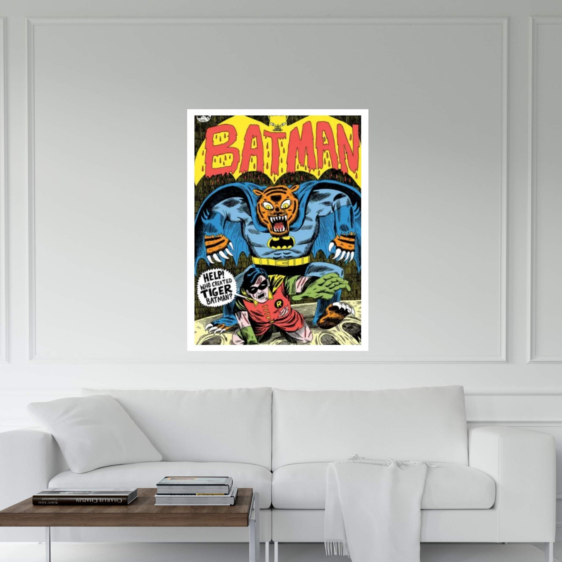 Tiger Batman Canvas Wall Art - Y Canvas