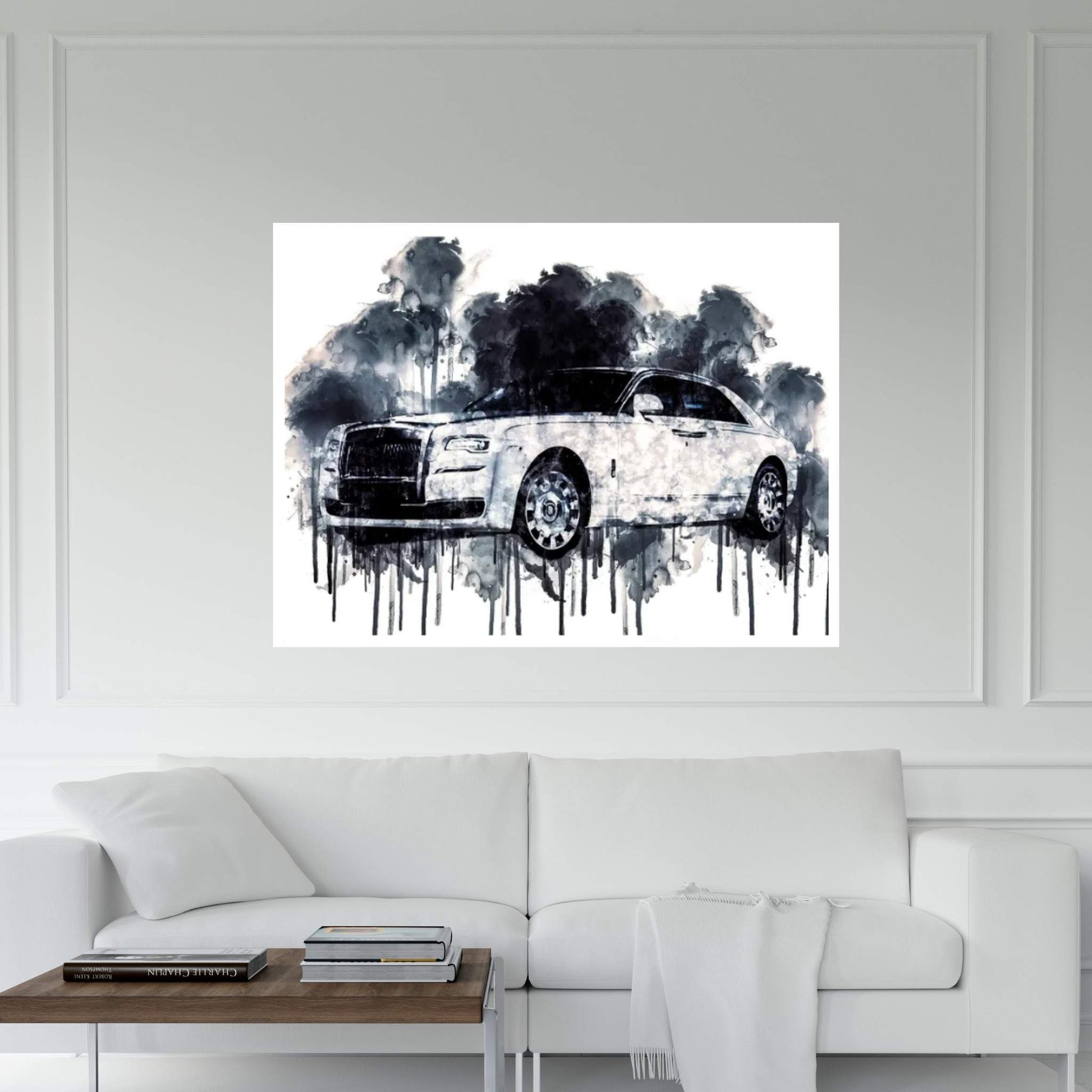 Rolls Royce Ghost Eternal Love 2016 Canvas Wall Art - Y Canvas