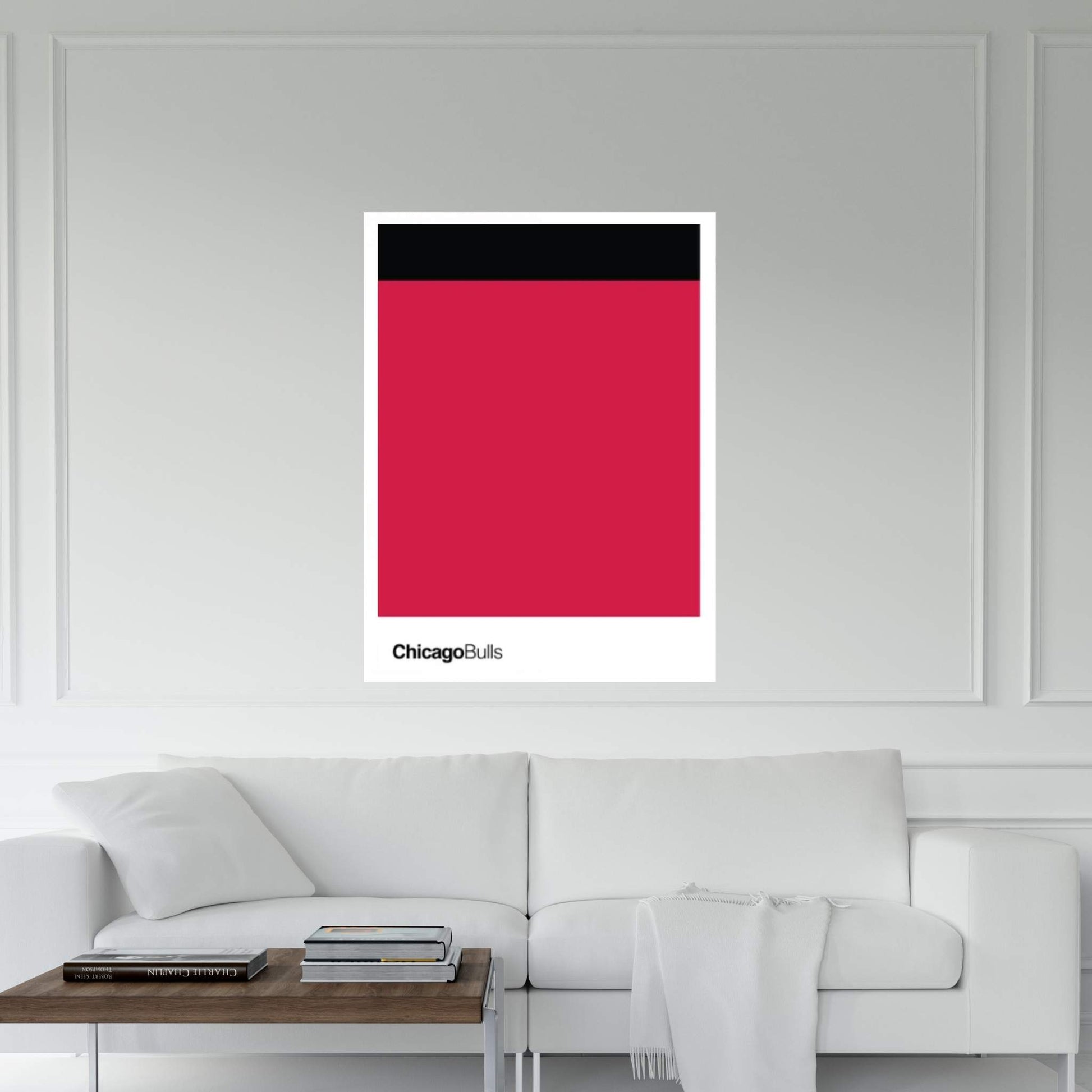 Chicago Bulls Basketball Canvas Wall Art - Y Canvas
