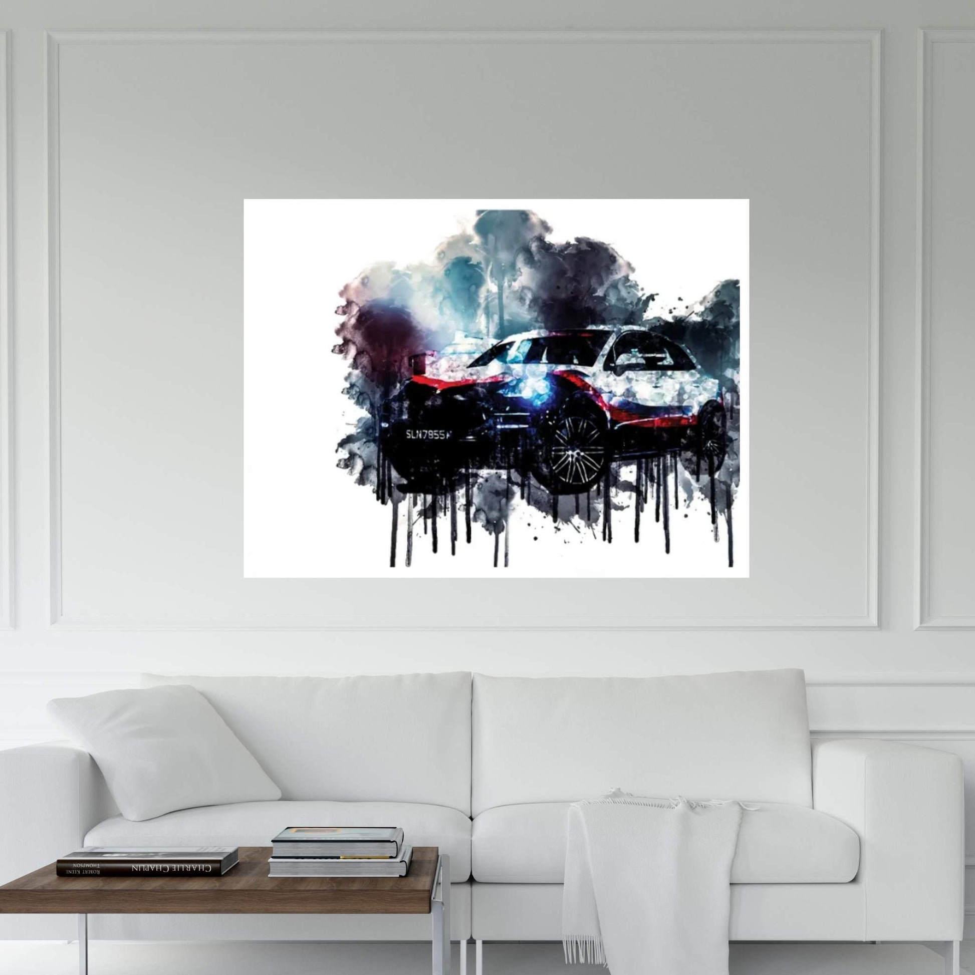 2017 Porsche Macan Turbo Performance Package Canvas Wall Art - Y Canvas