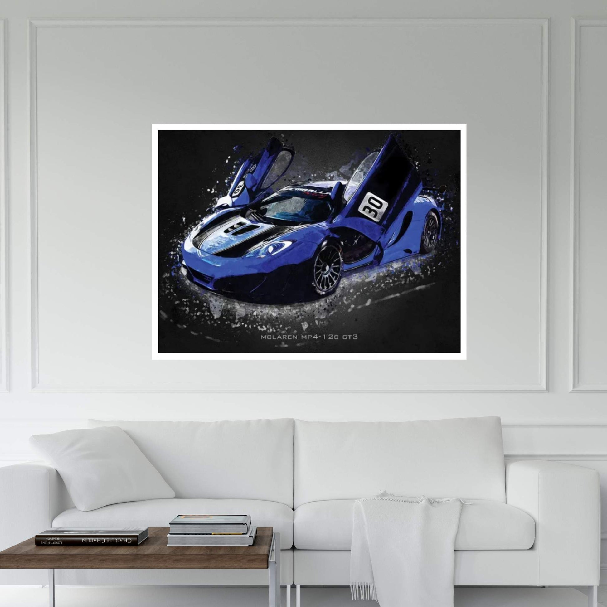 Mclaren MP4-12C GT3 Canvas Wall Art - Y Canvas