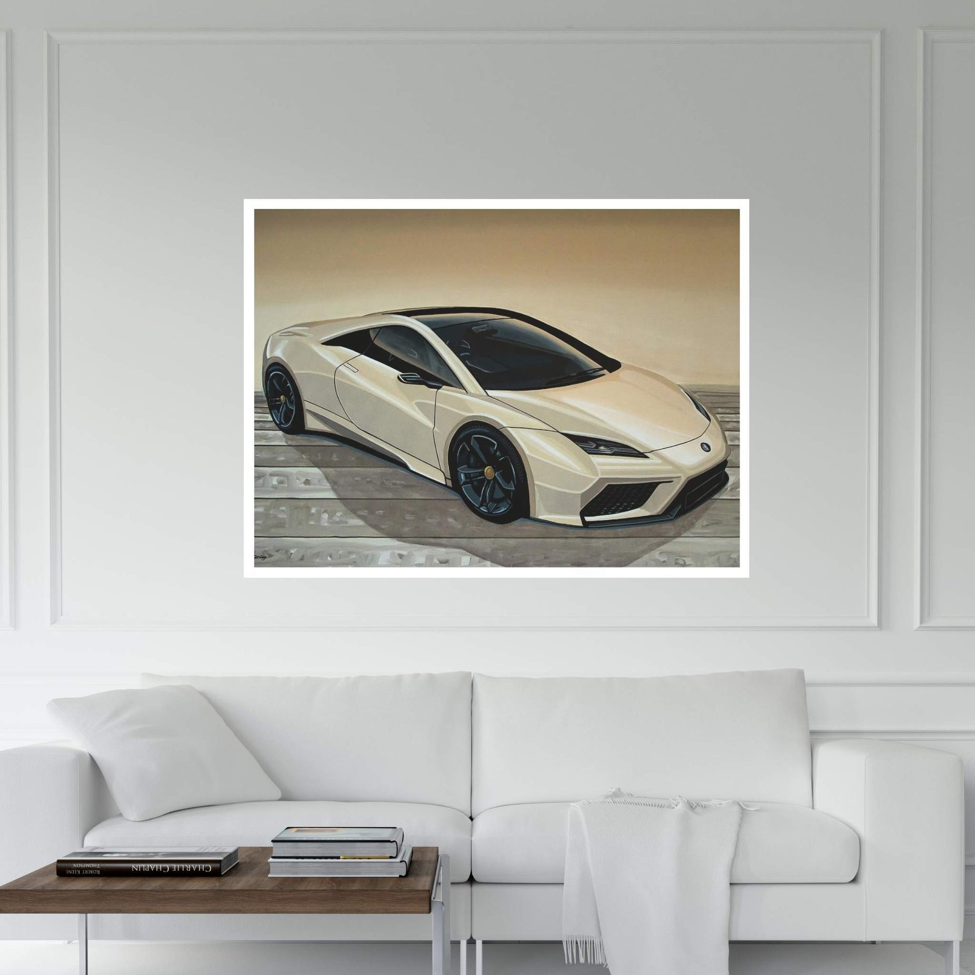Lotus Esprit Canvas Wall Art - Y Canvas