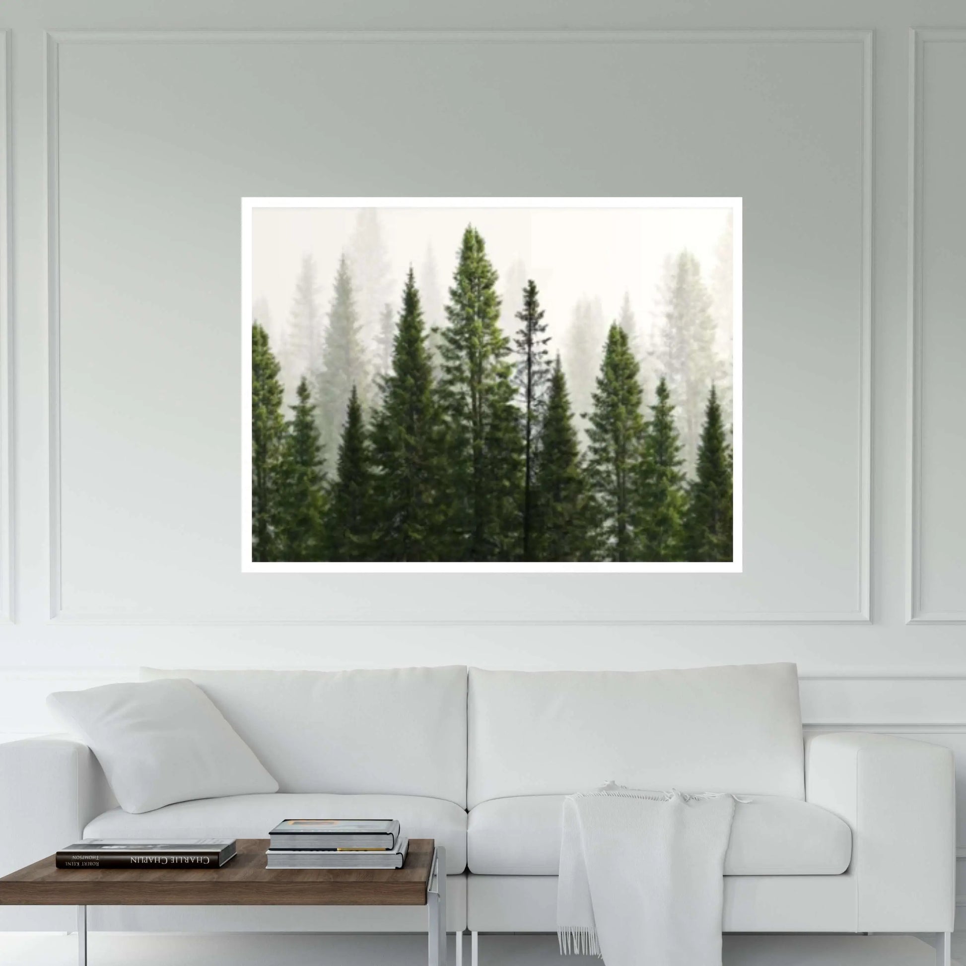 Forest Tree Print Forest Trees Canvas Wall Art,Forest Tree Wall Art Forest Canvas Wall Art Nature Art Canvas Art Forest Print - Y Canvas