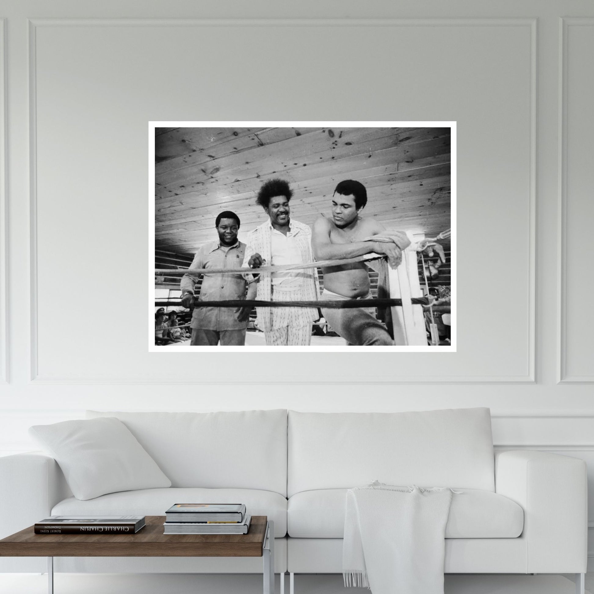 Muhammad Ali, Promoter And Friend In A Corner Of The Ring, Deer Lake Training Facility Canvas Wall Art - Y Canvas