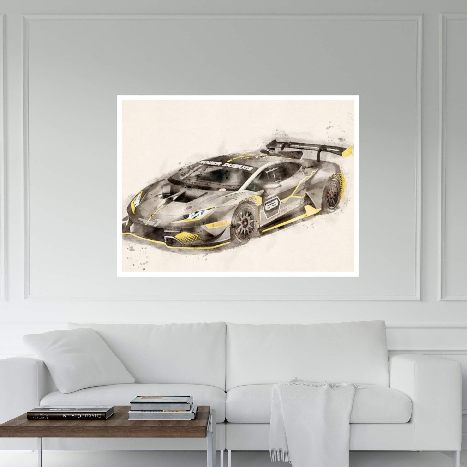 Lamborghini Tuning Canvas Wall Art - Y Canvas