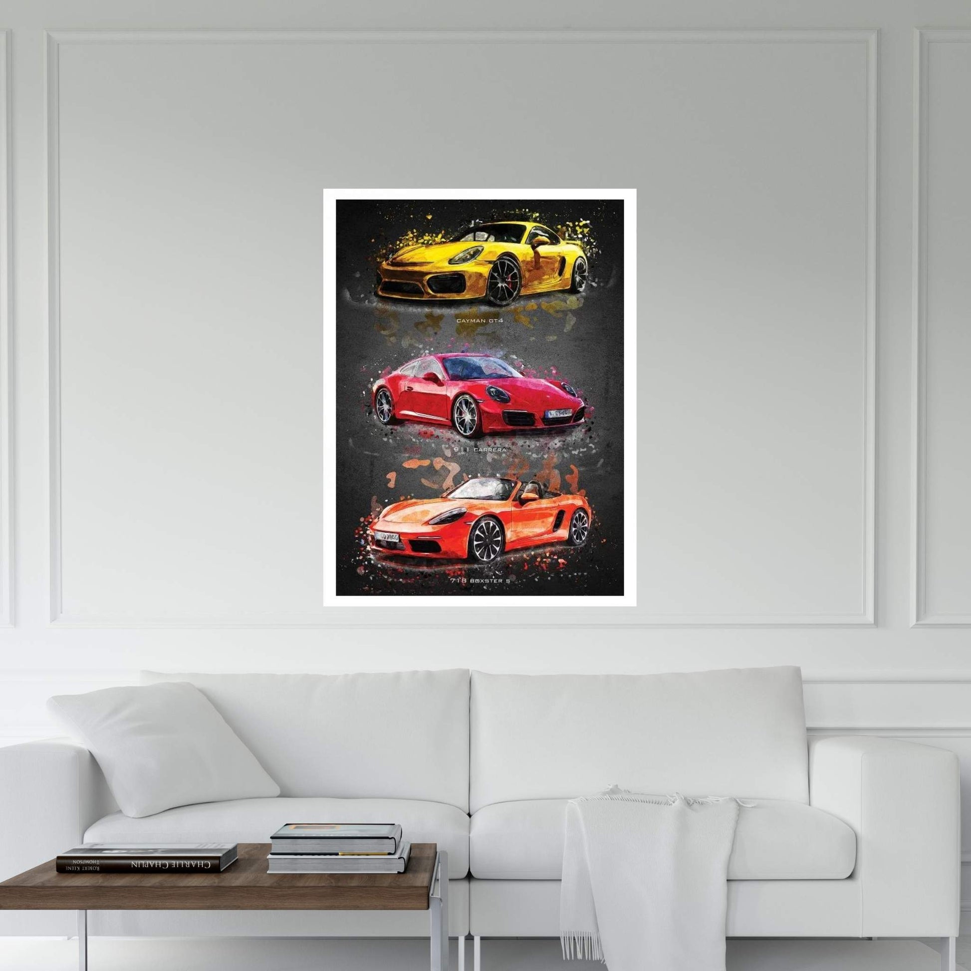 Porsche2 Canvas Wall Art - Y Canvas