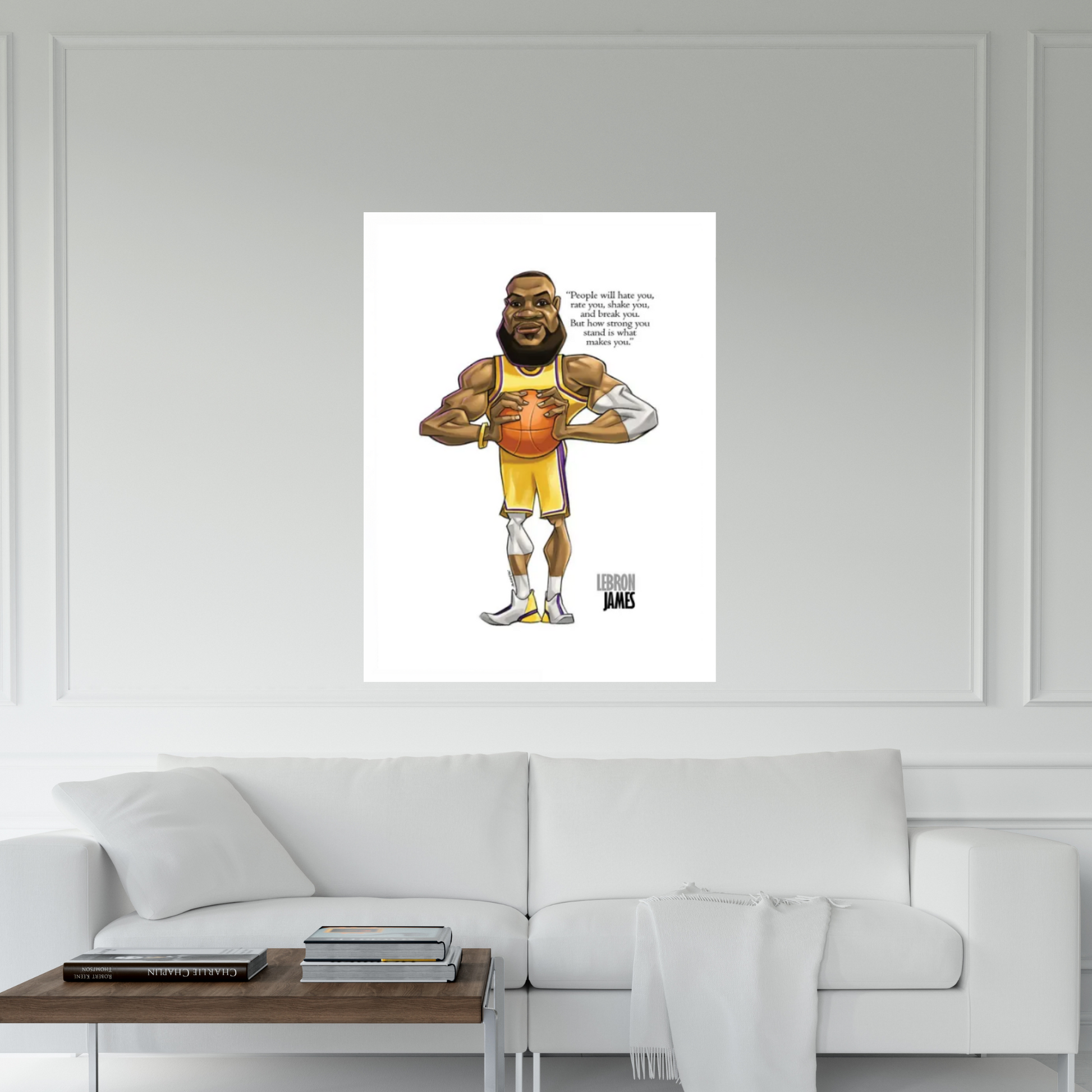 Lebron James Canvas Wall Art - Y Canvas