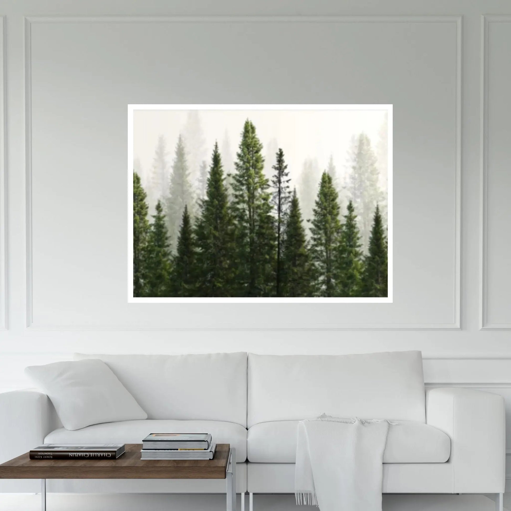 Forest Tree Print Forest Trees Canvas Wall Art,Forest Tree Wall Art Forest Canvas Wall Art Nature Art Canvas Art Forest Print - Y Canvas