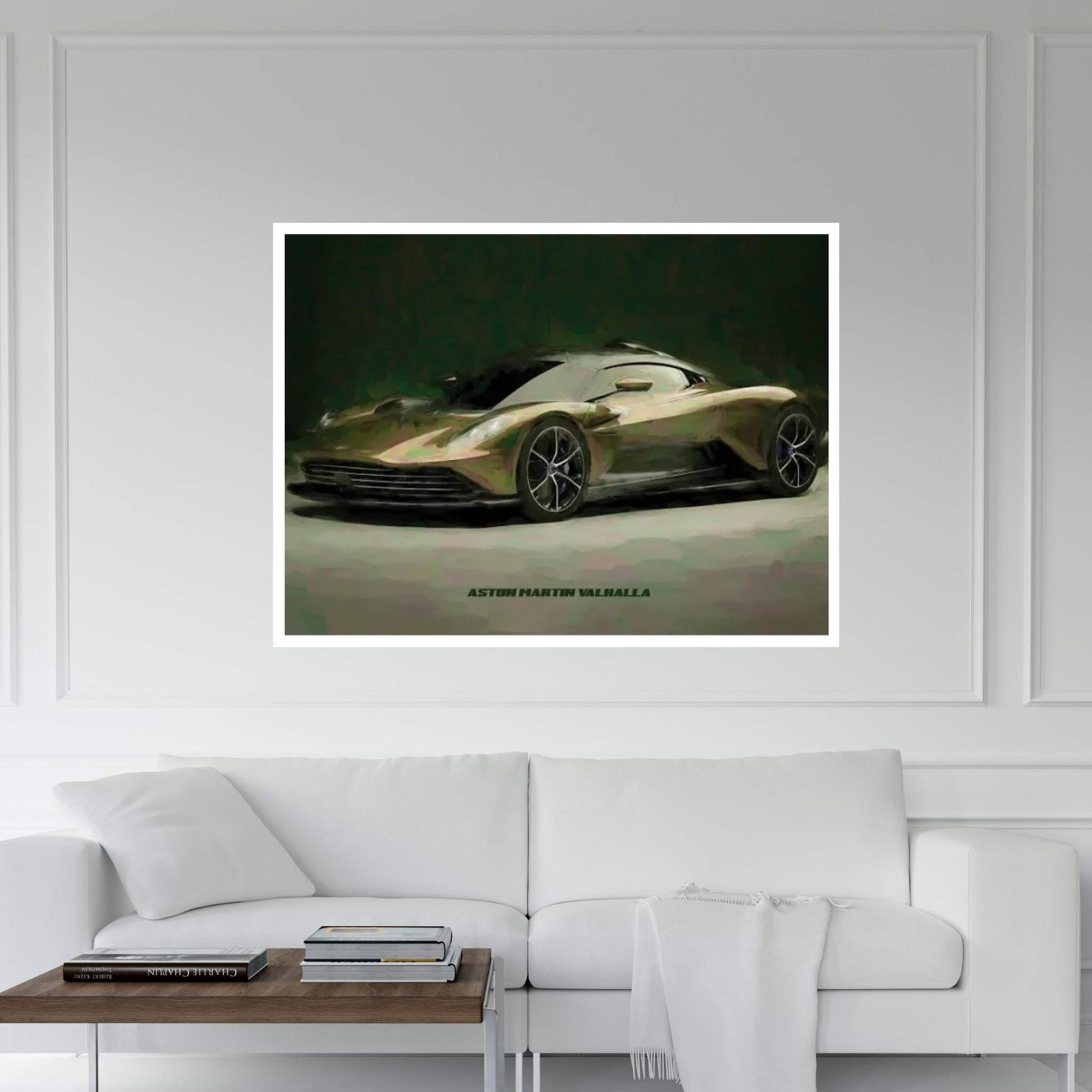 Aston Martin Valhalla Canvas Wall Art - Y Canvas