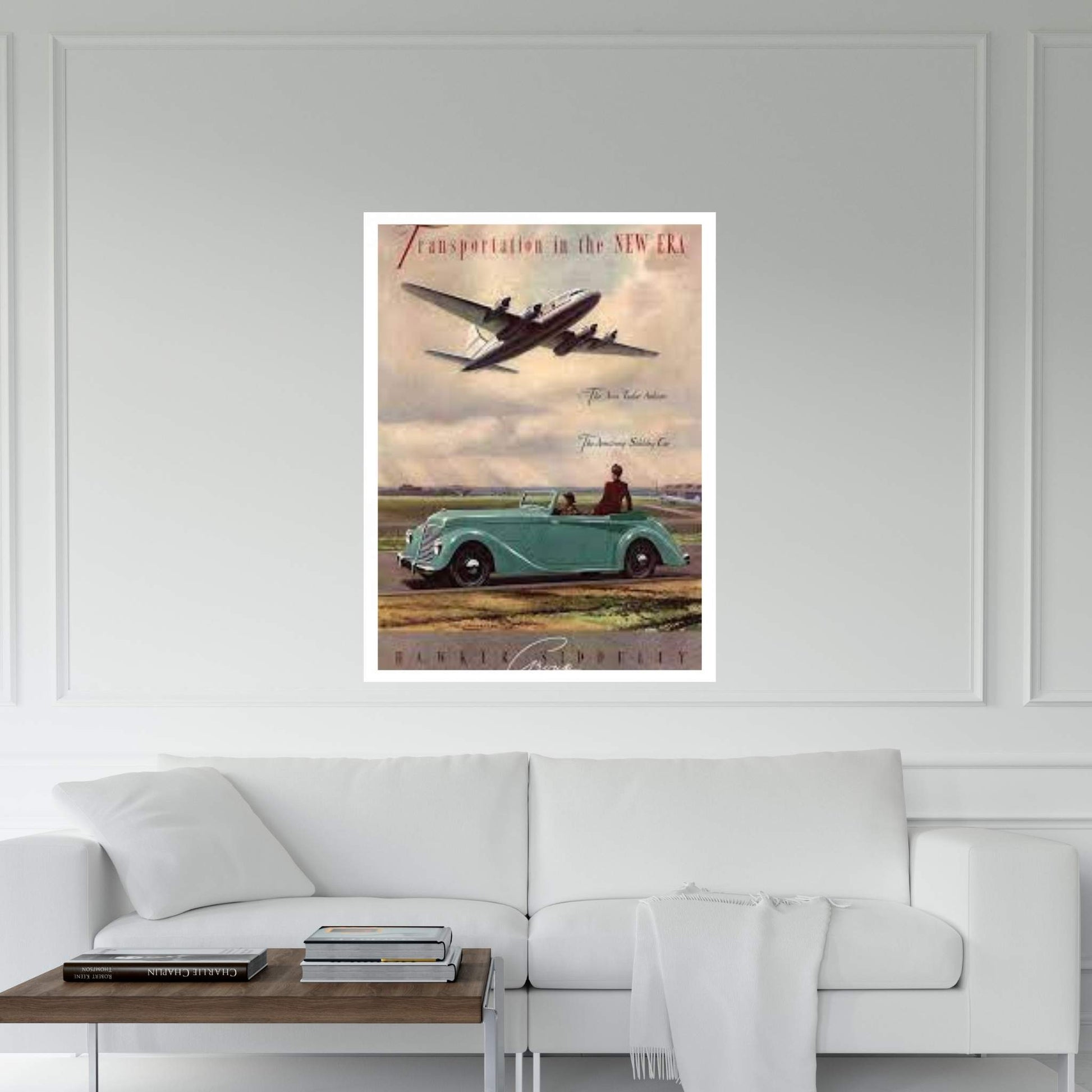 1940s Hawker Siddeley Aviation Cars Magazine Advert Canvas Wall Art - Y Canvas