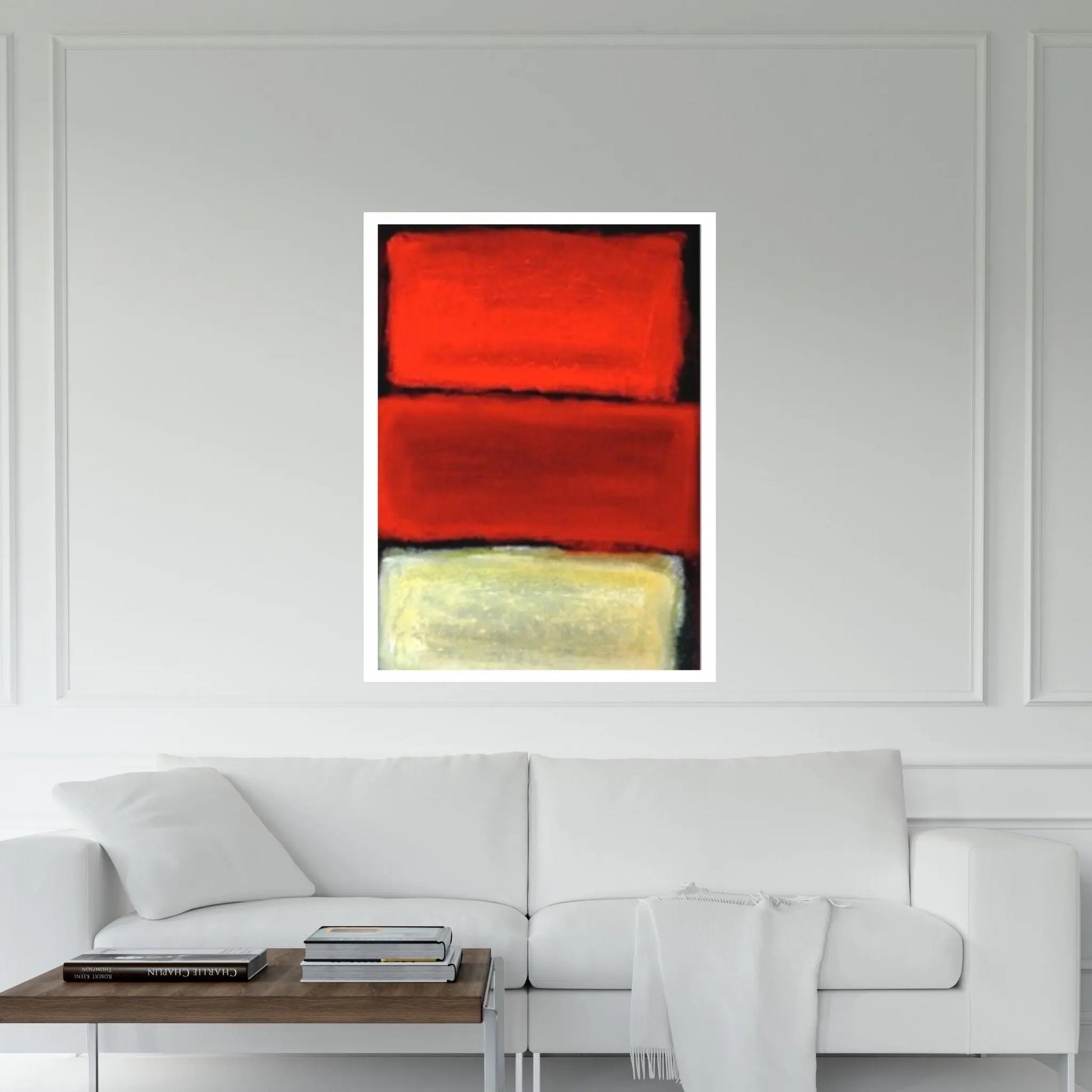Mark Rothko Frame Canvas/Poster Art Reproduction, Rothko Reproduction - Y Canvas