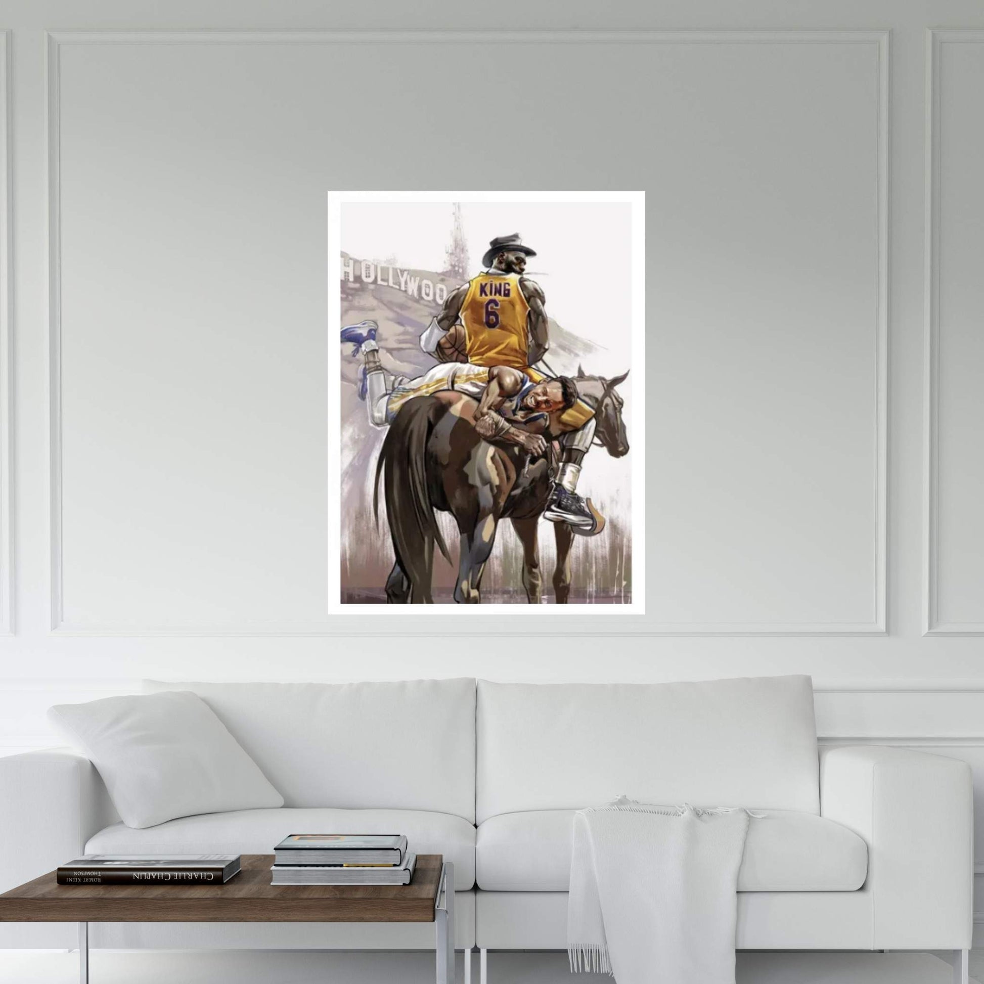 Lebron James Canvas Wall Art - Y Canvas