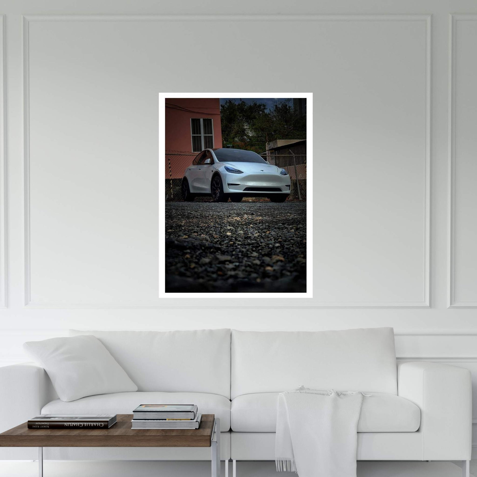 Tesla Canvas Wall Art - Y Canvas