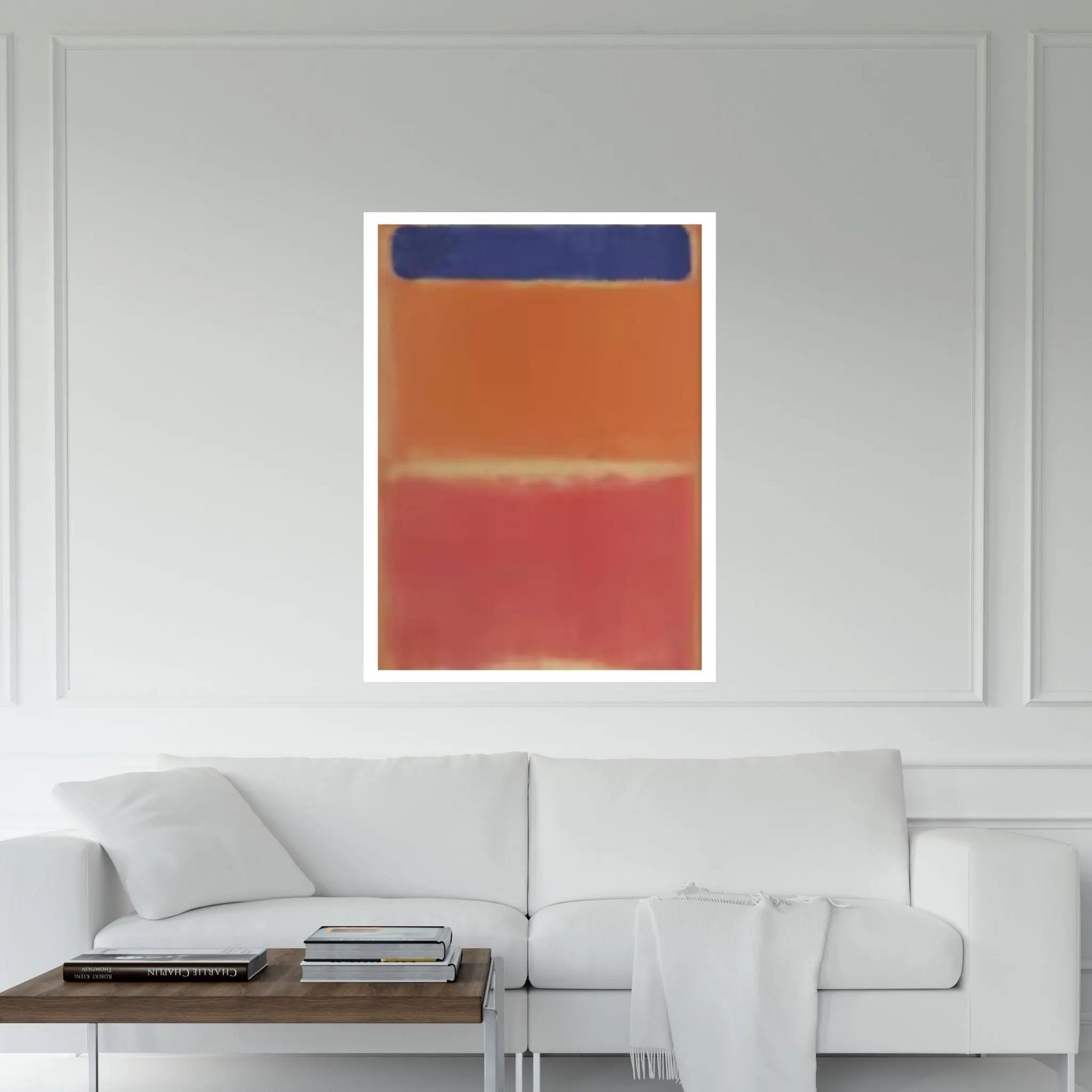 Mark Rothko Frame Canvas/Poster Art Reproduction, Rothko Reproduction - Y Canvas