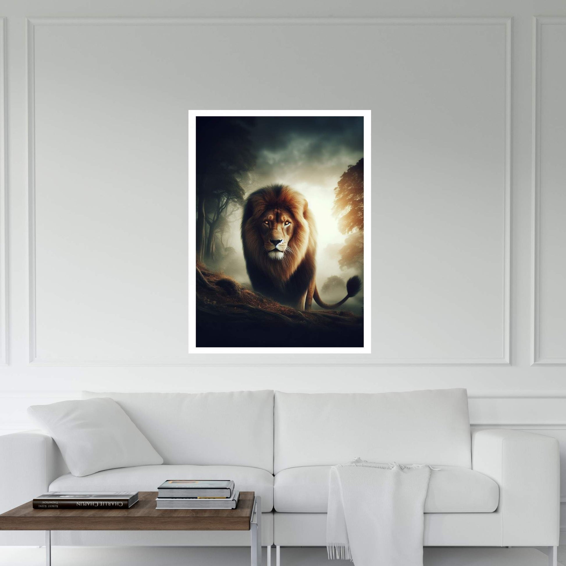 Lion Animal Canvas Wall Art Home Decor - Y Canvas