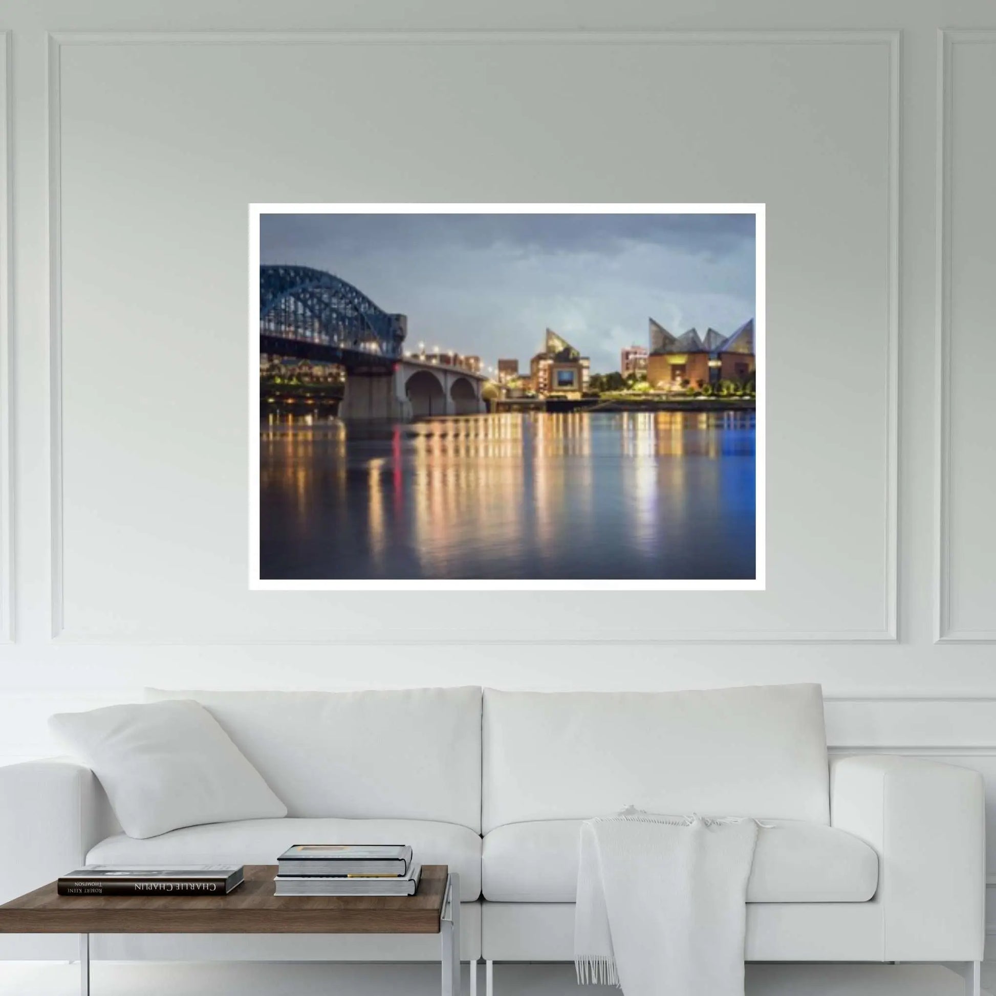 Chattanooga Canvas Print Chattanooga Wall Art Canvas Tennessee Wall Art - Y Canvas