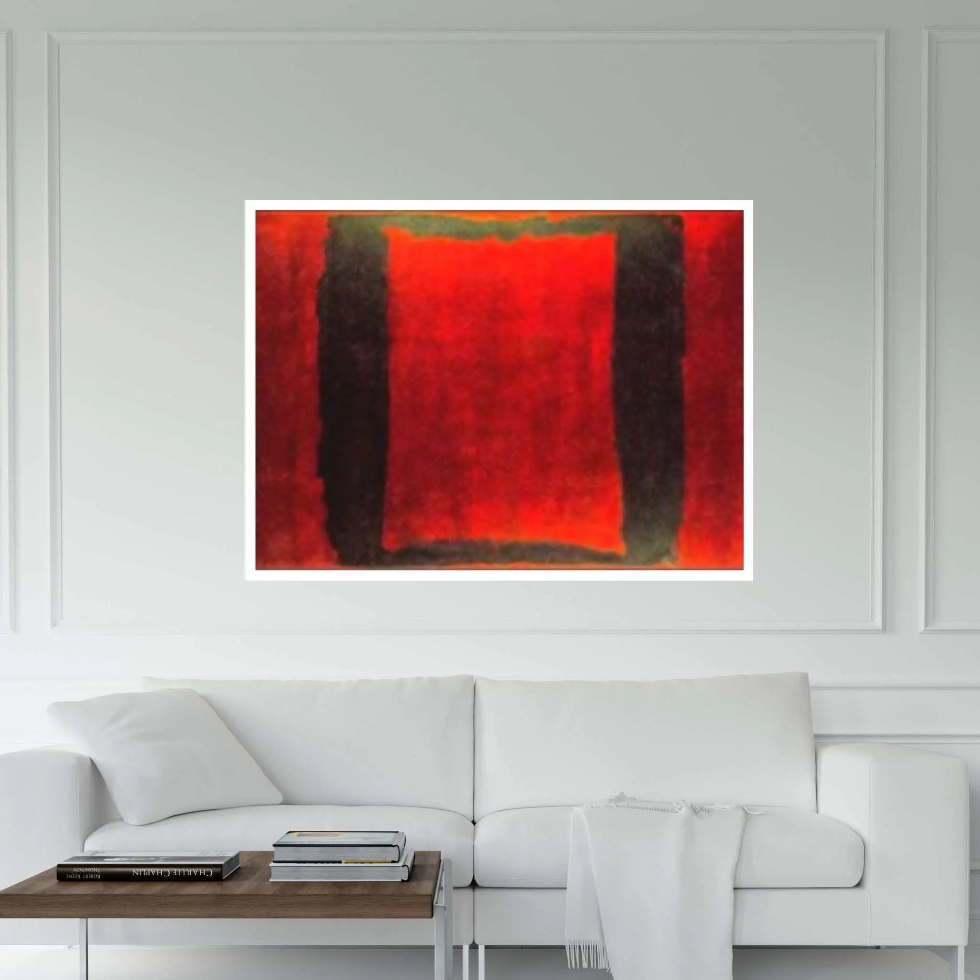 Mark Rothko Frame Canvas/Poster Art Reproduction, Rothko Reproduction - Y Canvas