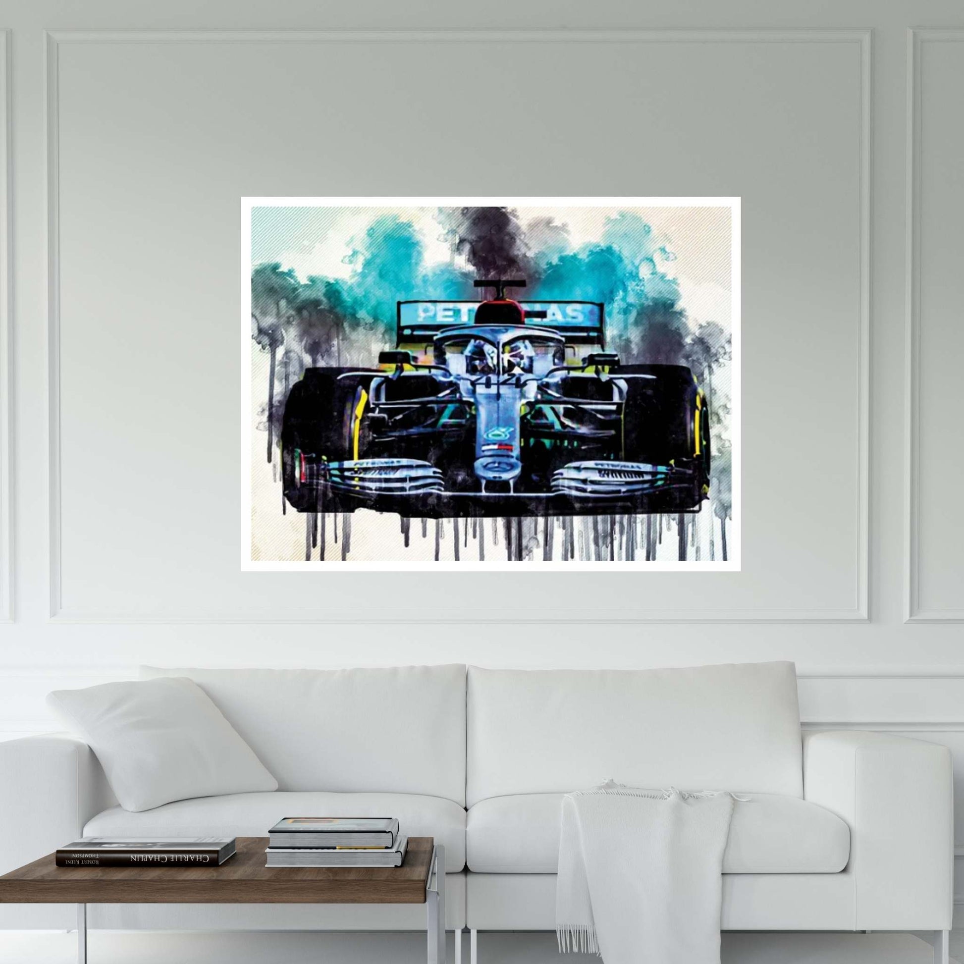 Mercedes-Amg F1 W11 Eq Performance Close-Up Lewis Hamilton 2020 F1 Cars Raceway Formula 1 Canvas Wall Art - Y Canvas