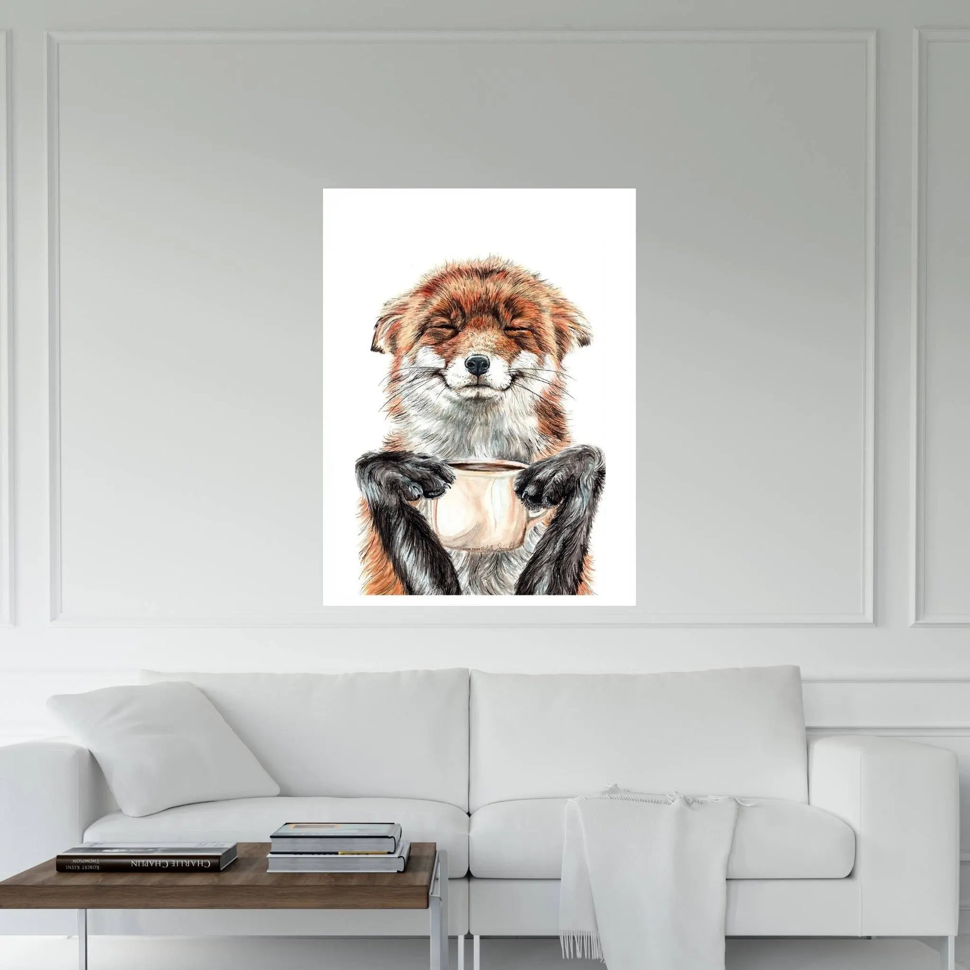 Morning Fox Canvas Wall Art - Y Canvas