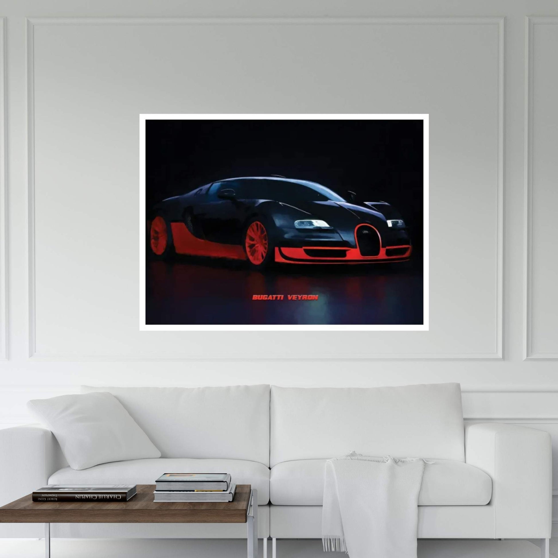 Bugatti Veyron Canvas Wall Art - Y Canvas
