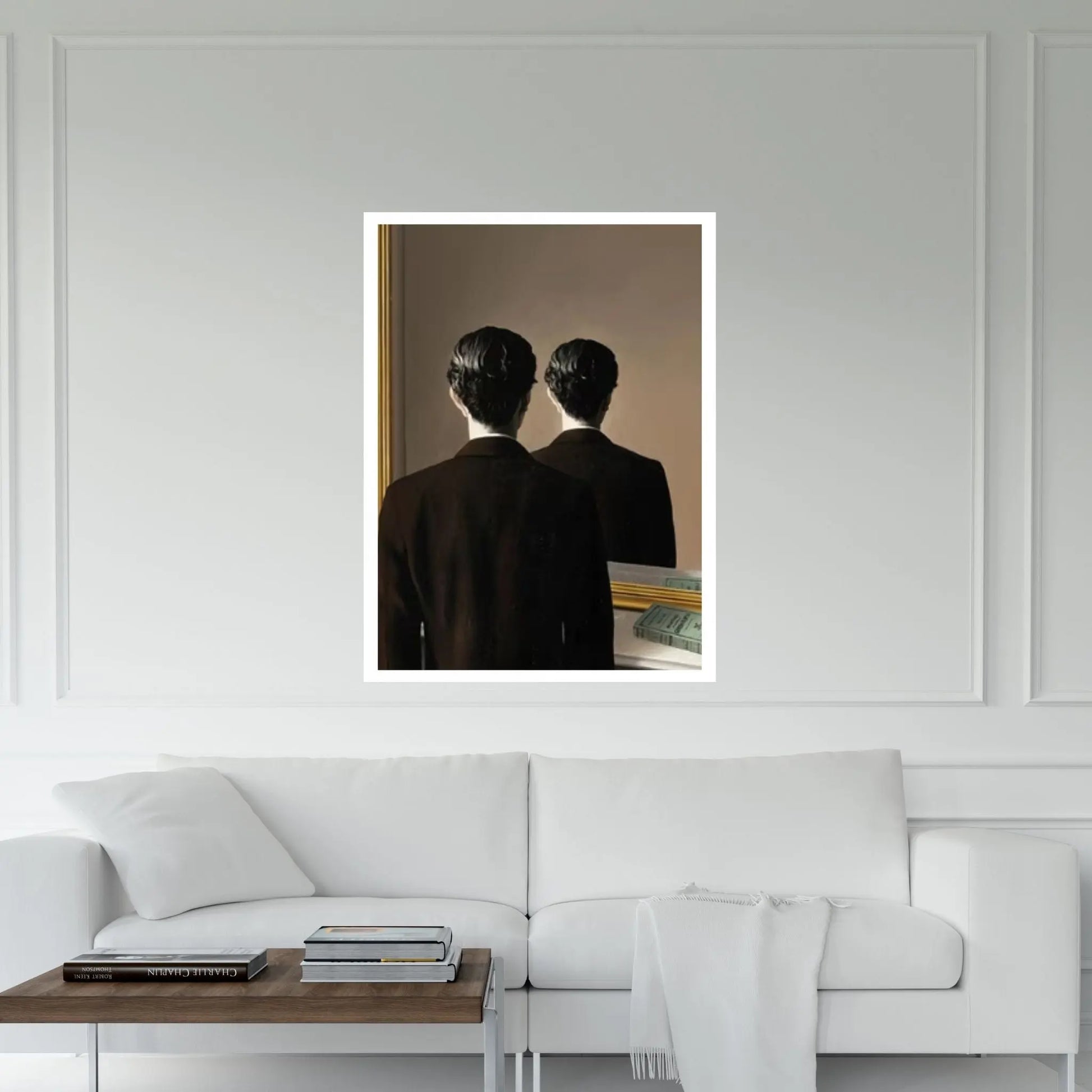 Rene Magritte Canvas Wall Art Poster, Not to be Reproduced Wall Decor Print, Rene Magritte Canvas - Y Canvas
