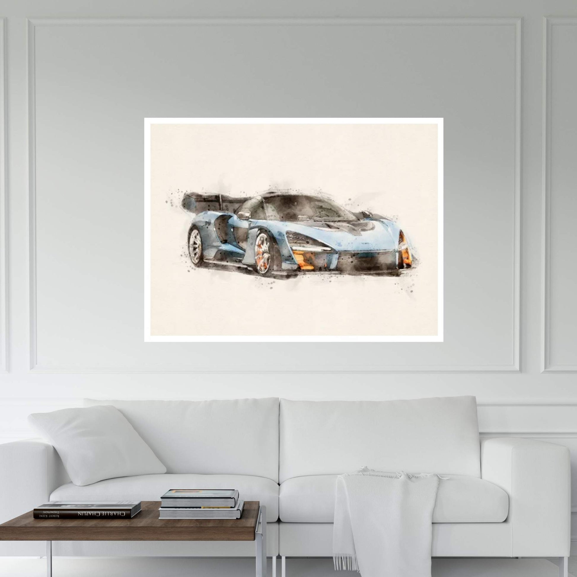 McLaren Senna Canvas Wall Art - Y Canvas