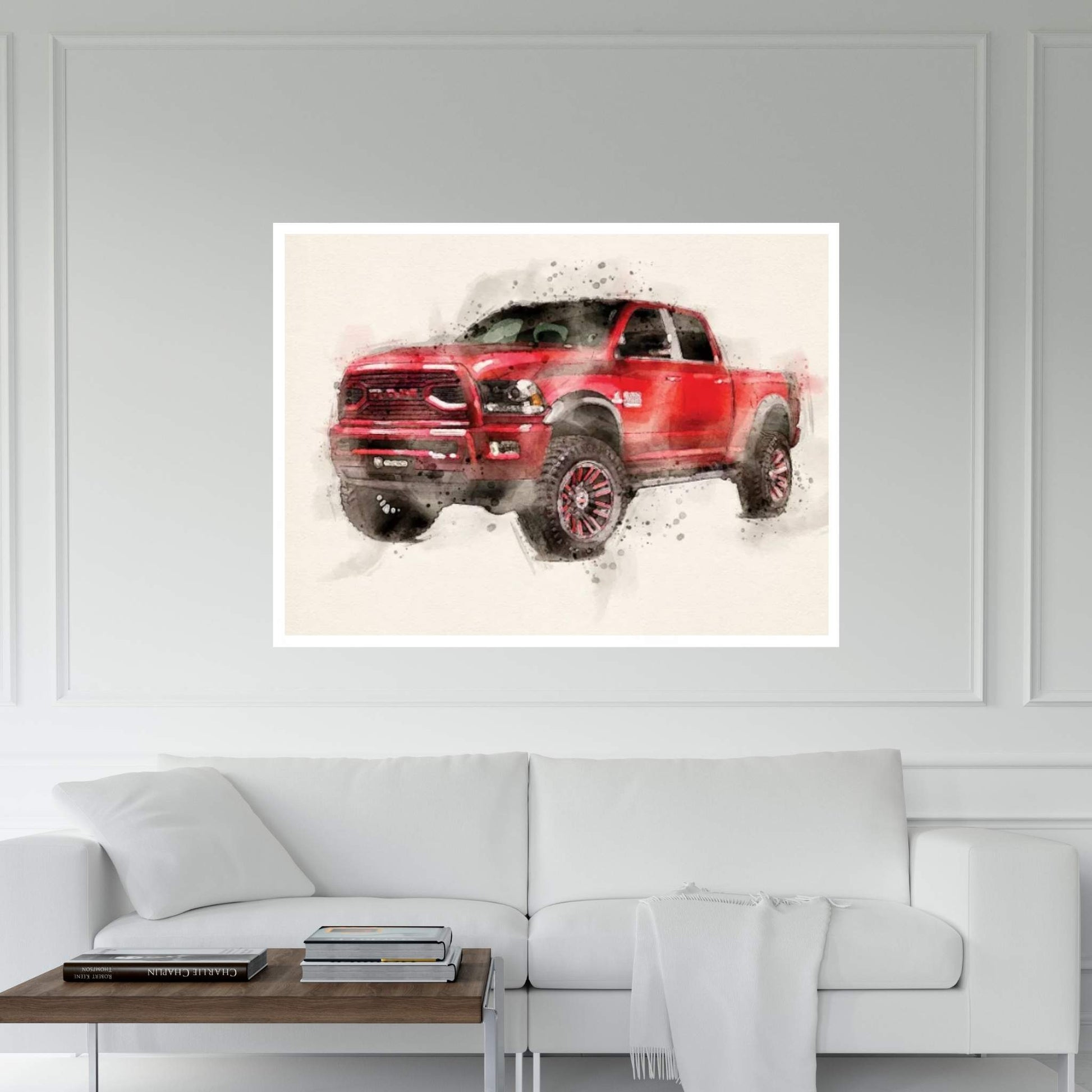 Dodge Ram II Canvas Wall Art - Y Canvas