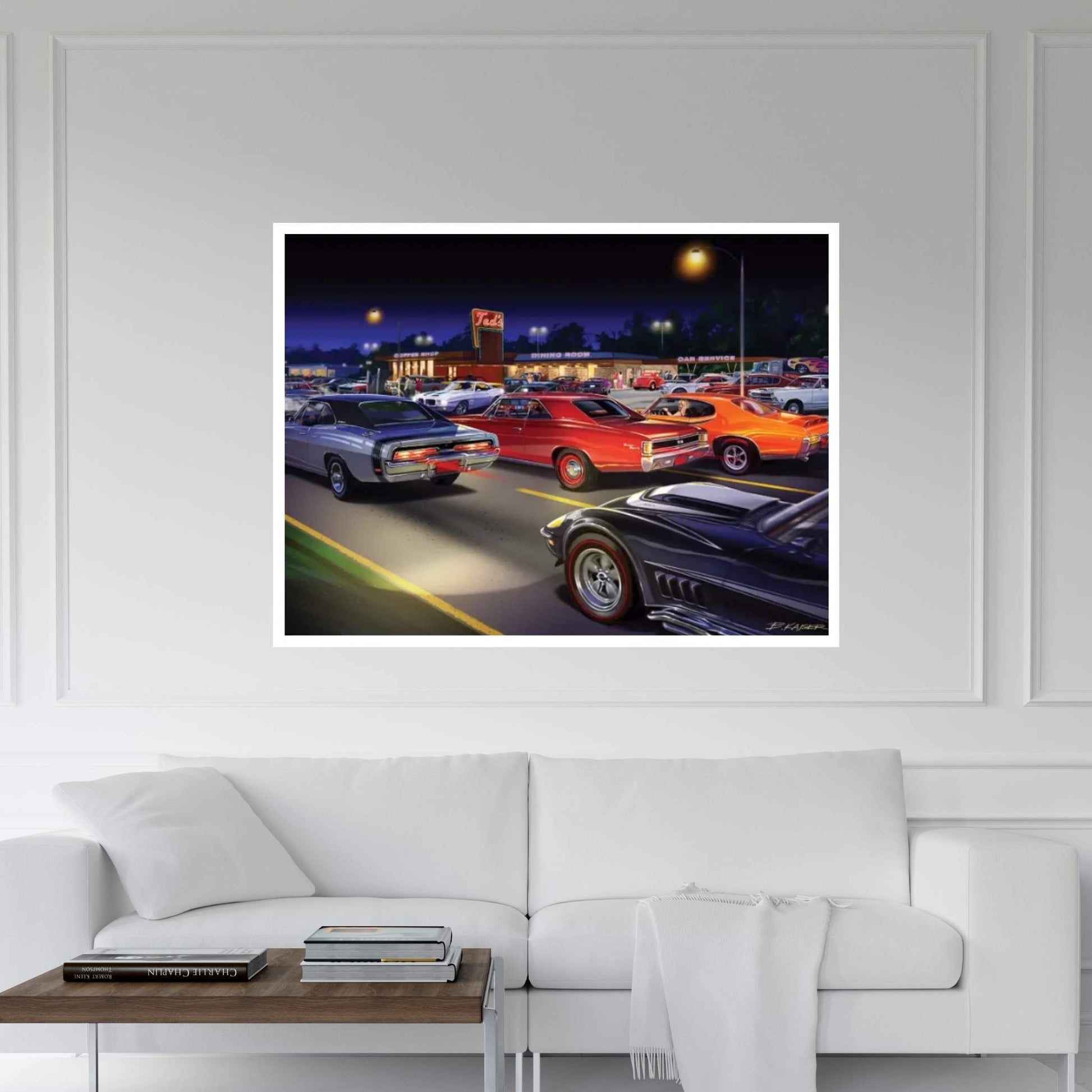 Ted's Painting Canvas Wall Art - Y Canvas