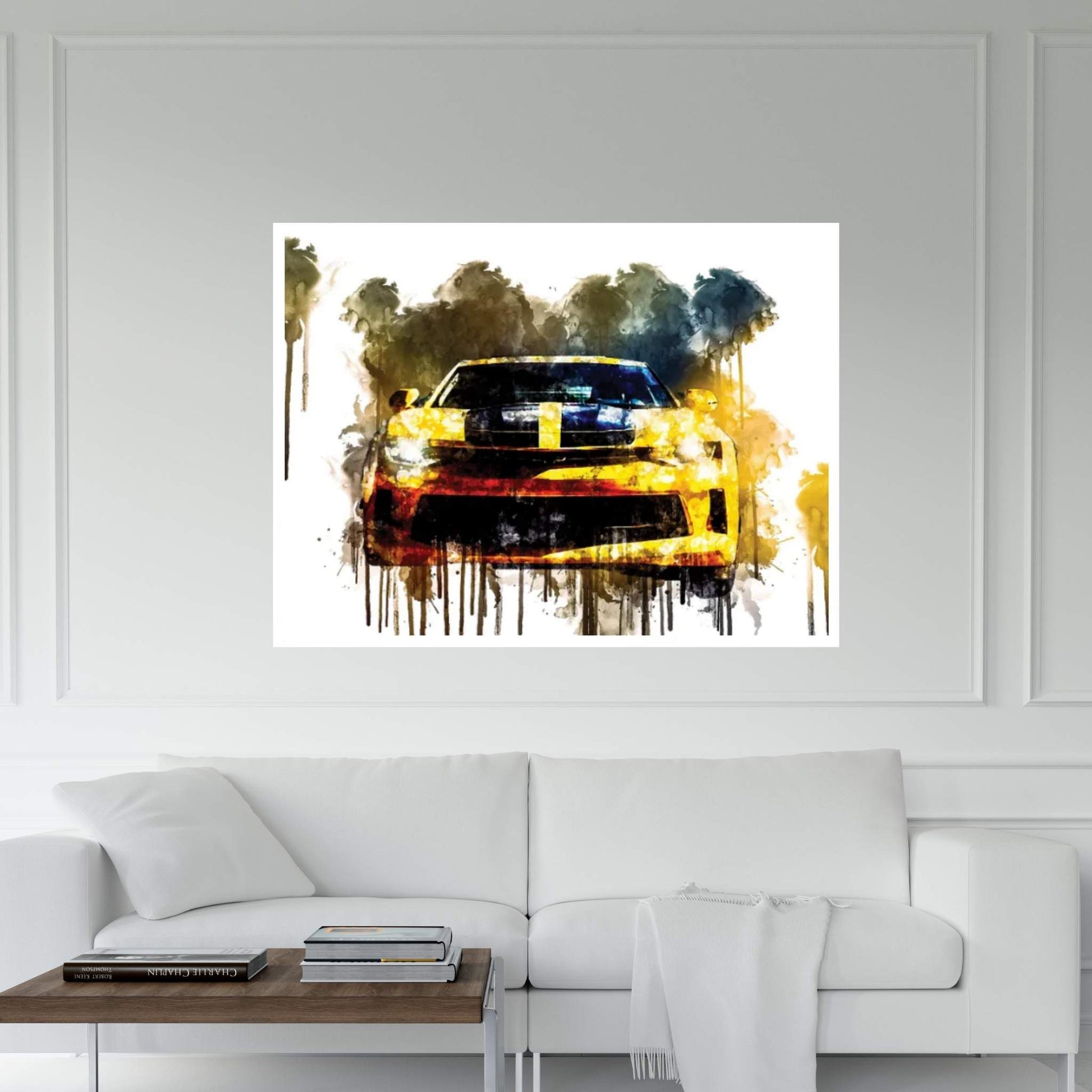 Car 2017 Chevrolet Camaro Performance Canvas Wall Art - Y Canvas
