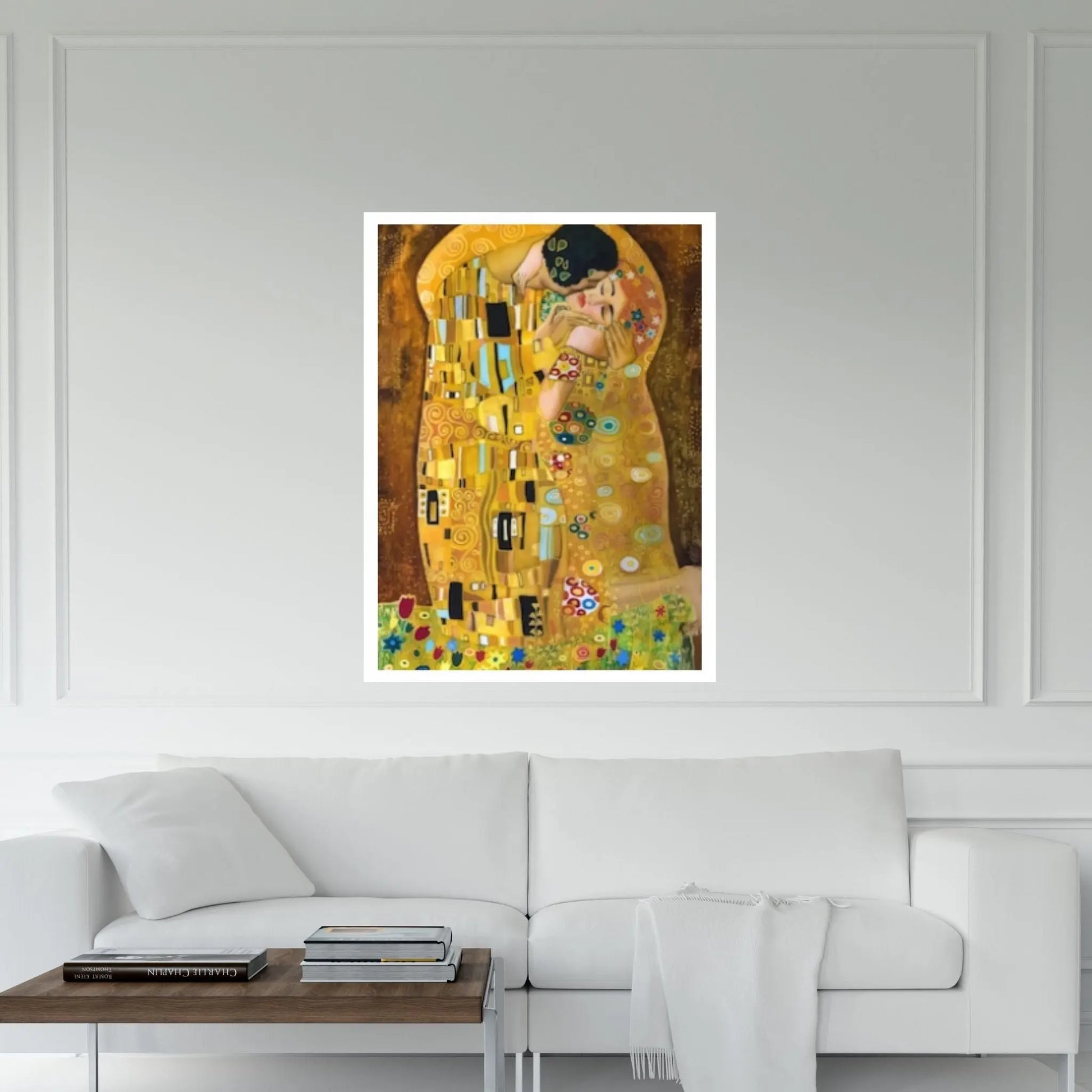 Gustav Klimt - The Kiss Canvas Wall Art Print on Canvas - Y Canvas