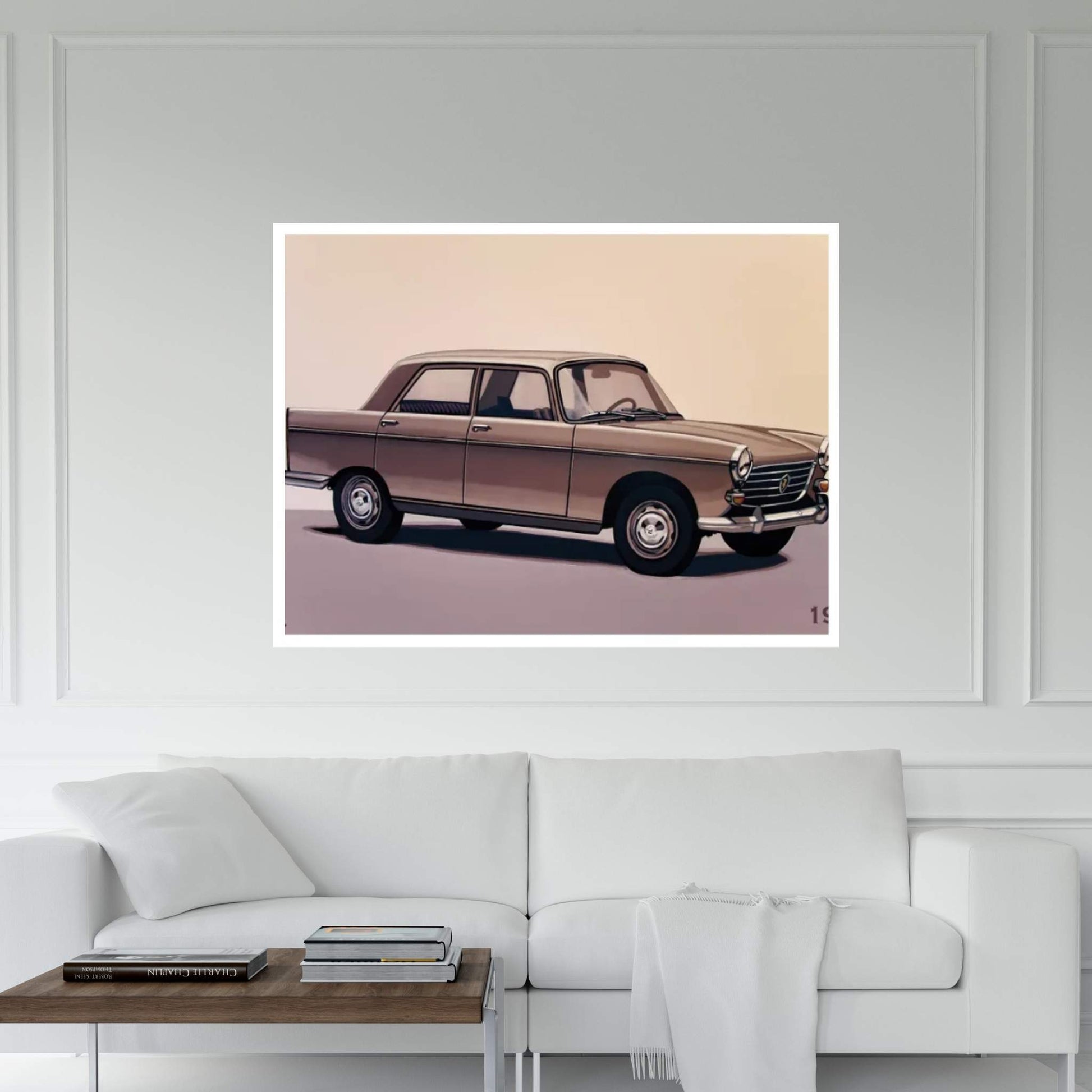 Peugeot 404 1960 Canvas Wall Art - Y Canvas
