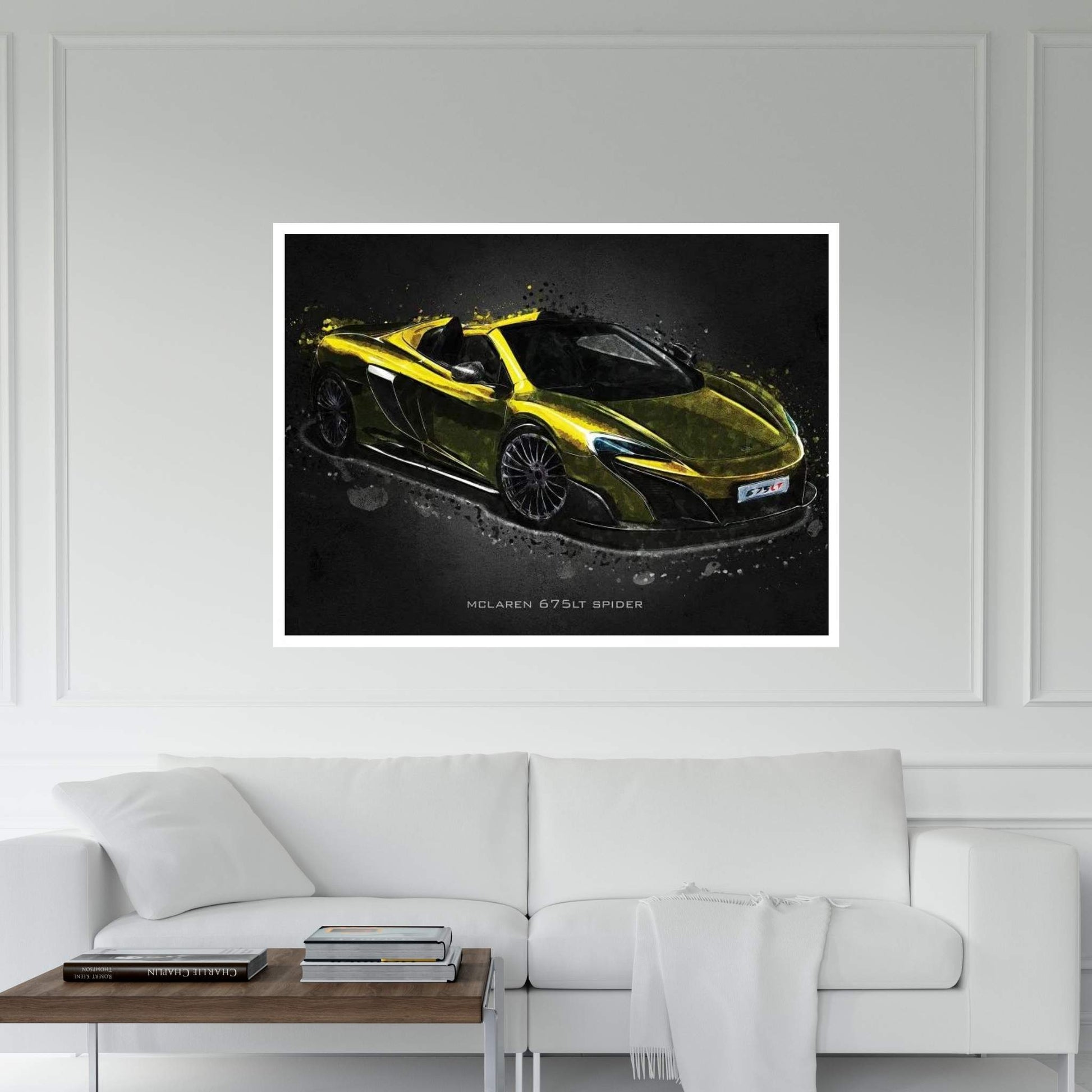 Mclaren 675LT Spider Canvas Wall Art - Y Canvas