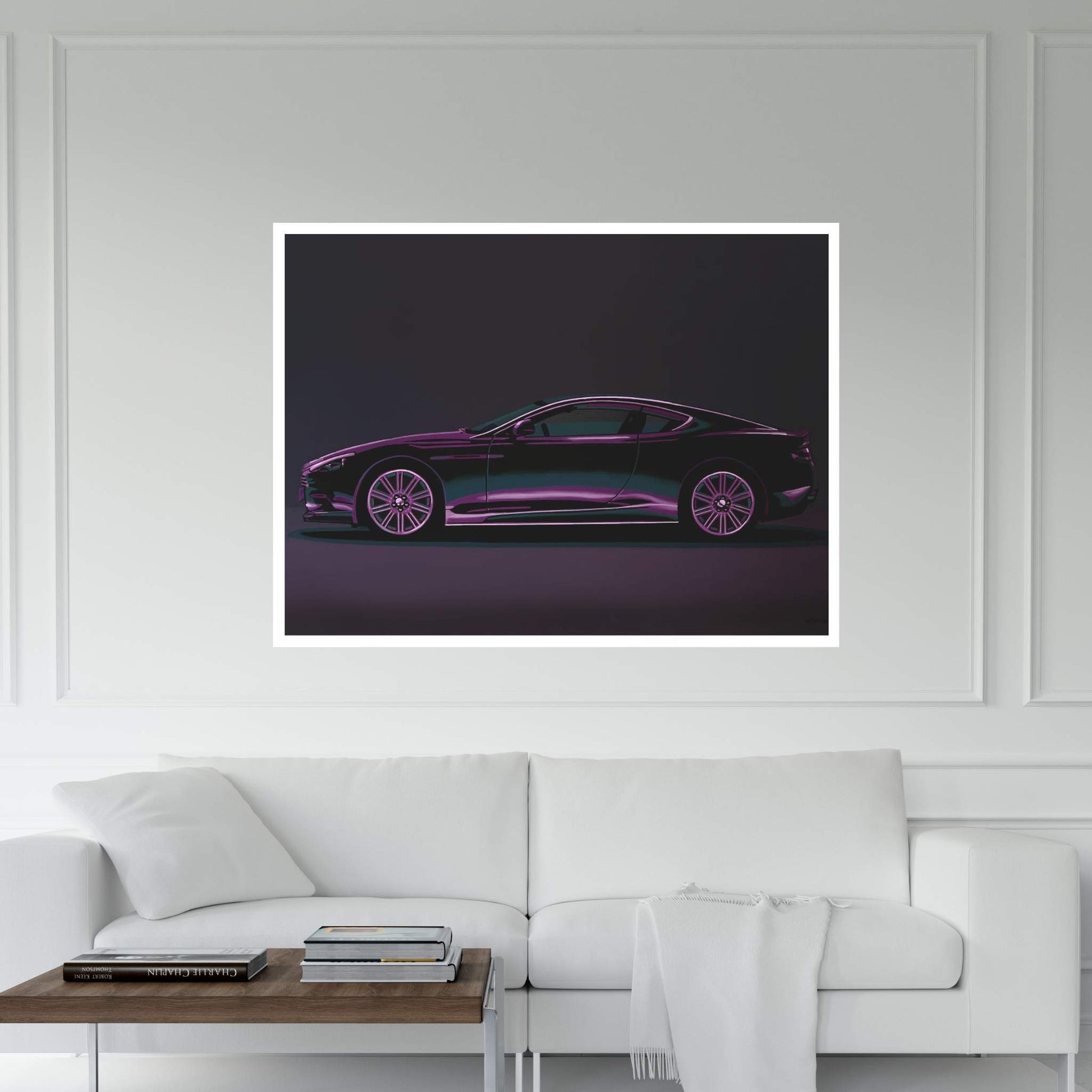 Aston Martin DBS V12 2007 Canvas Wall Art - Y Canvas