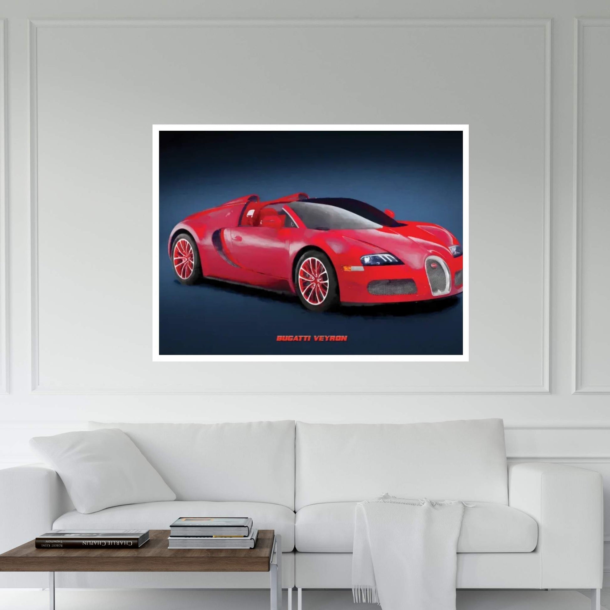 Bugatti Veyron III Canvas Wall Art - Y Canvas