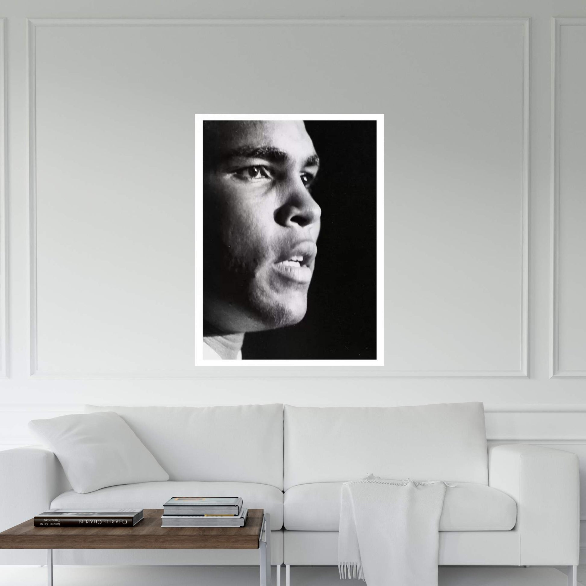 Profile Shot Of Muhammad Ali Canvas Wall Art - Y Canvas