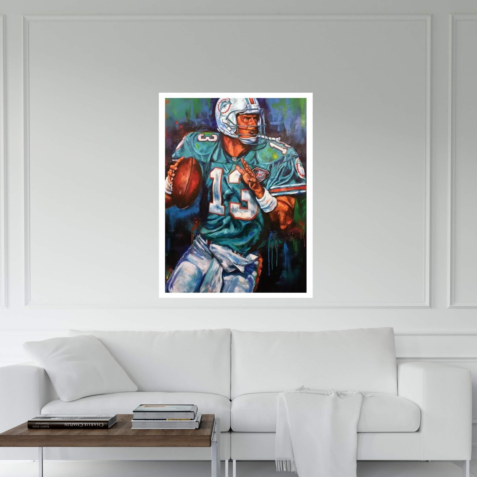 Dan Marino Canvas Wall Art - Y Canvas