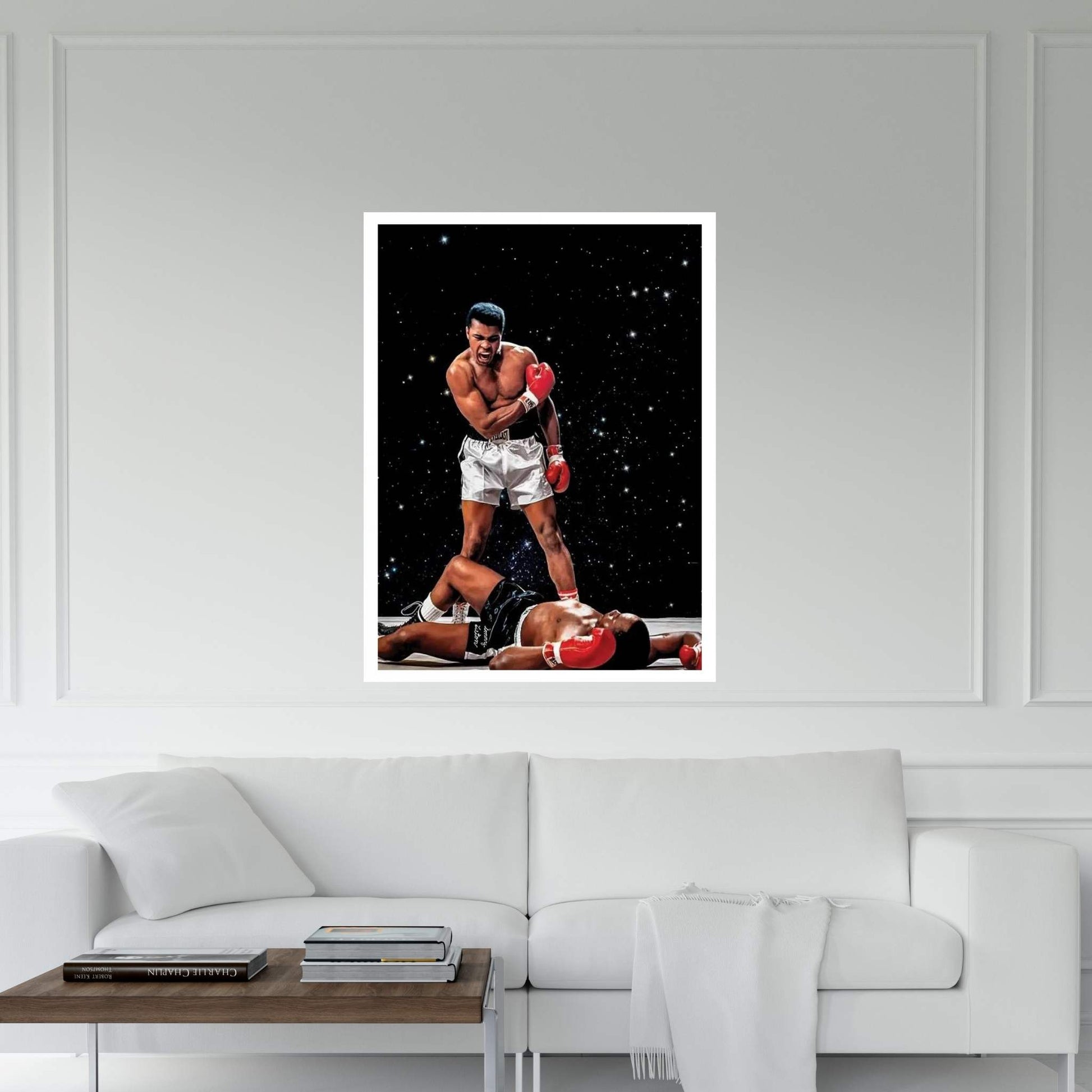 Ali Stars Canvas Wall Art - Y Canvas
