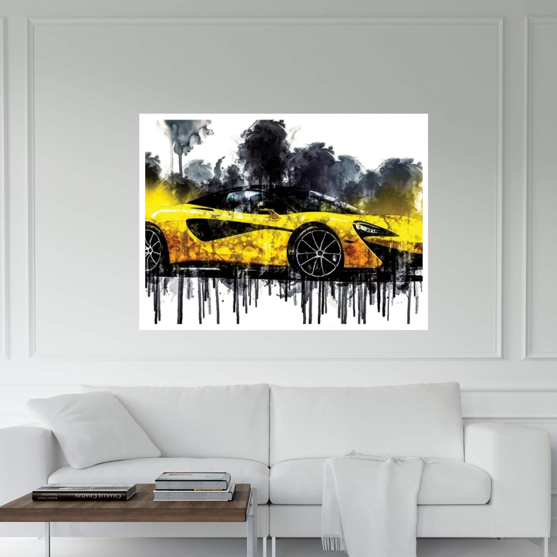 2017 McLaren 570S Spider Vehicle CLXIV Canvas Wall Art - Y Canvas