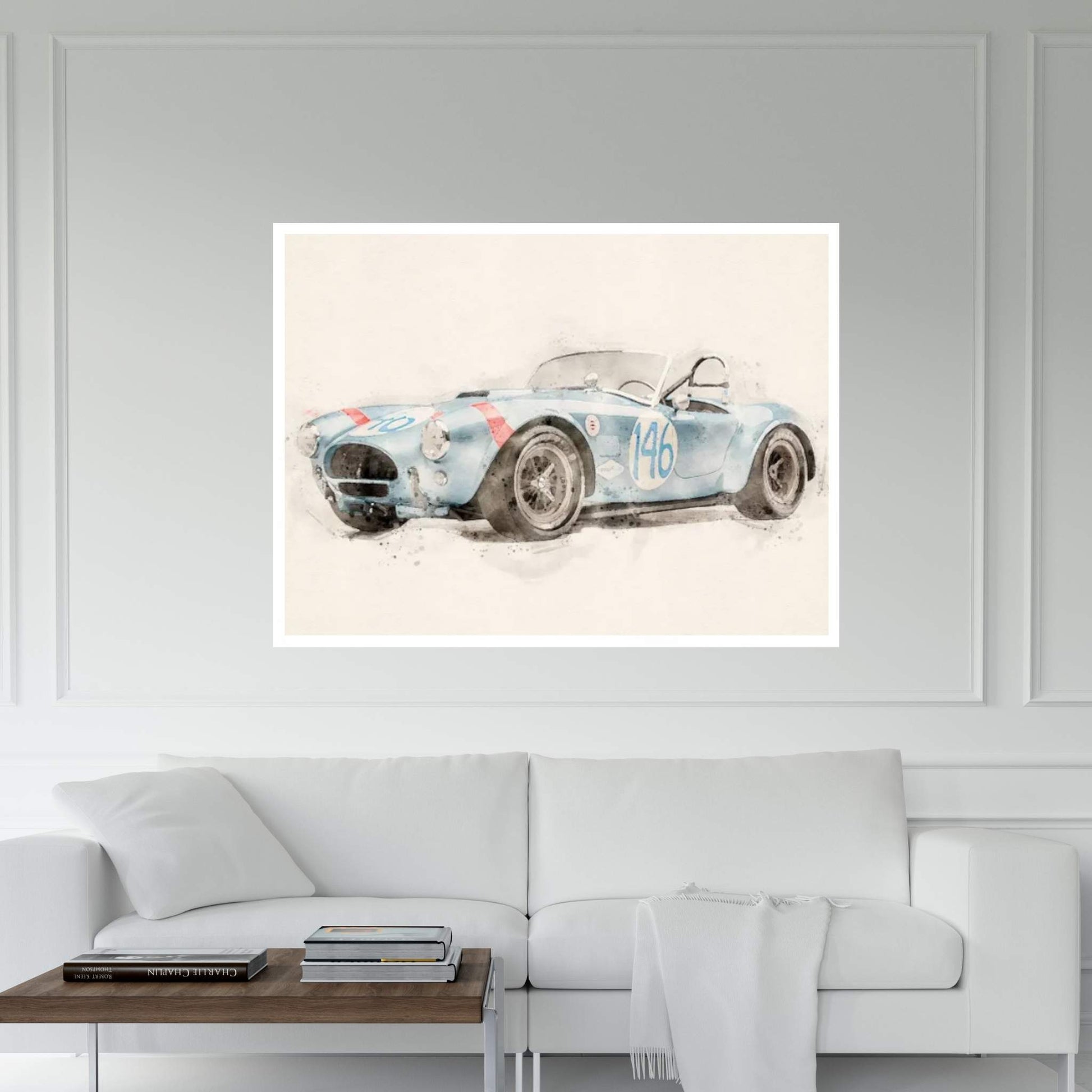 Shelby Super V II Canvas Wall Art - Y Canvas