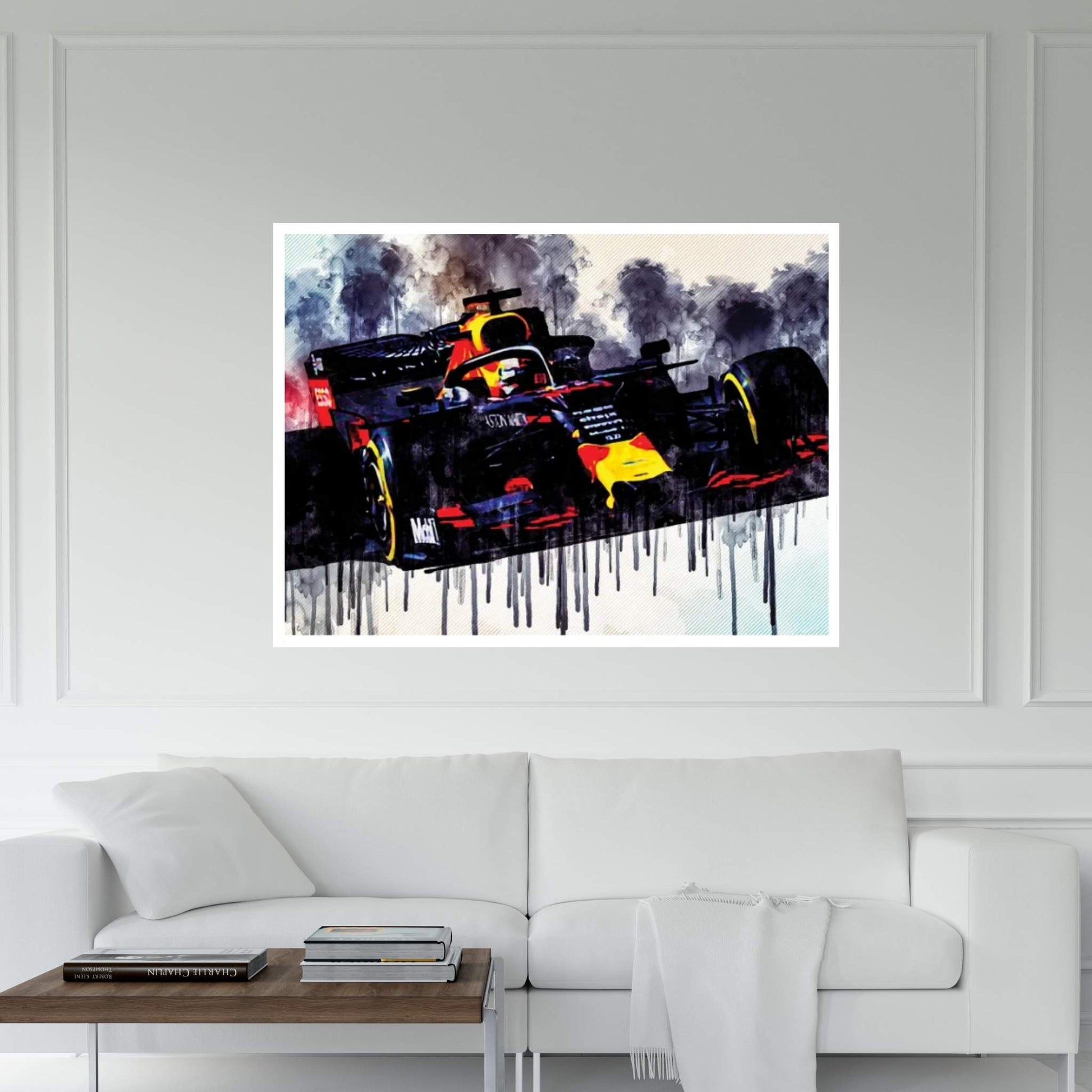 Max Verstappen 2019 Red Bull Rb15 Raceway Formula 1 F1 2019 New Rb15 Cars Red Bull Racing Canvas Wall Art - Y Canvas
