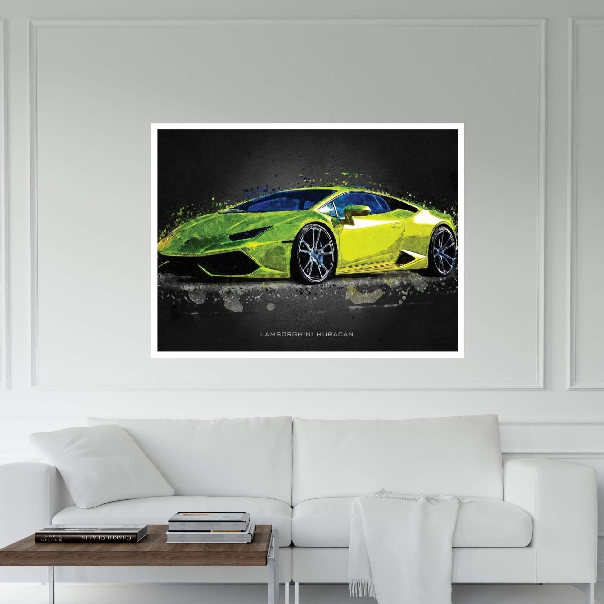 Lamborghini Huracan Canvas Wall Art - Y Canvas