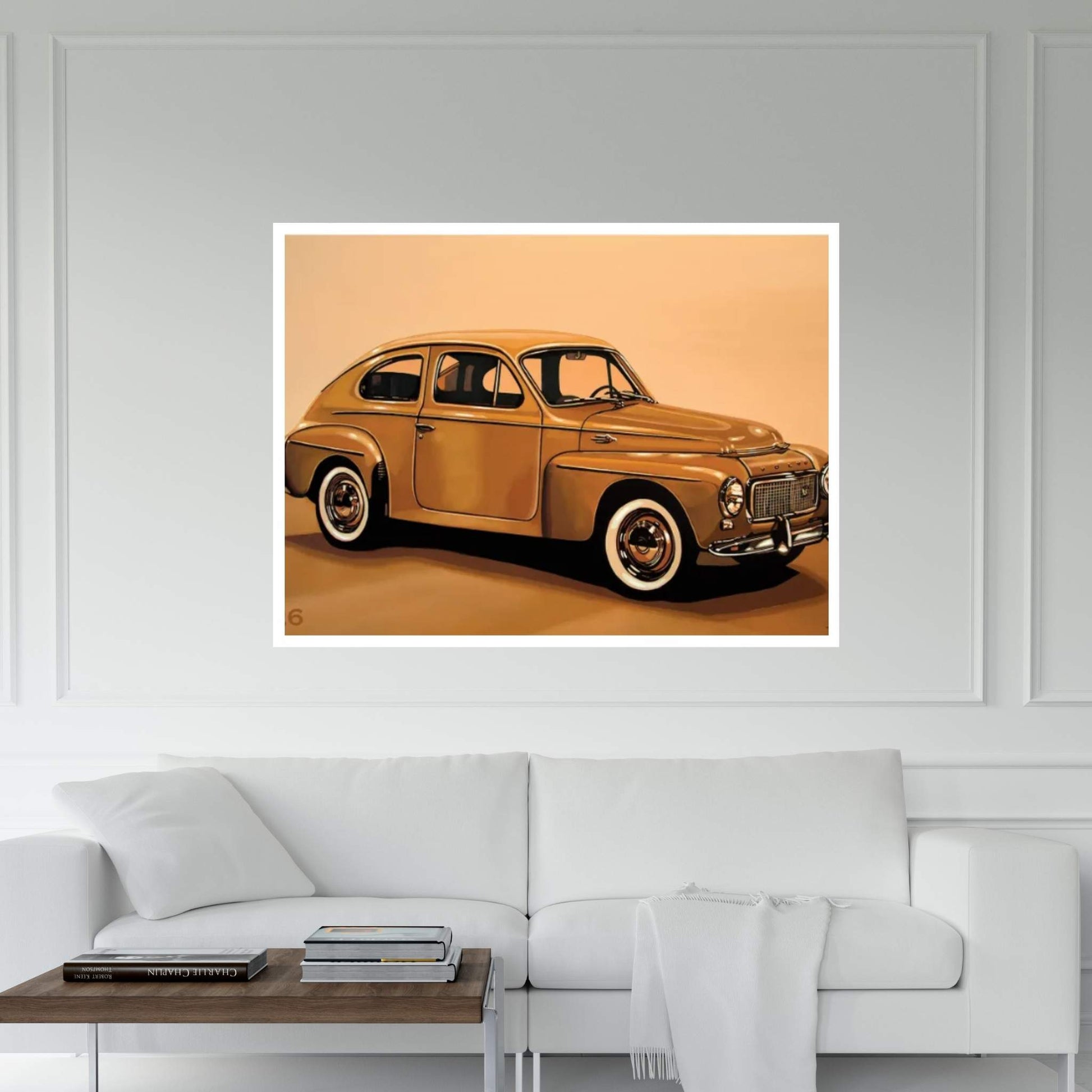 Volvo PV 544 1958 Canvas Wall Art - Y Canvas