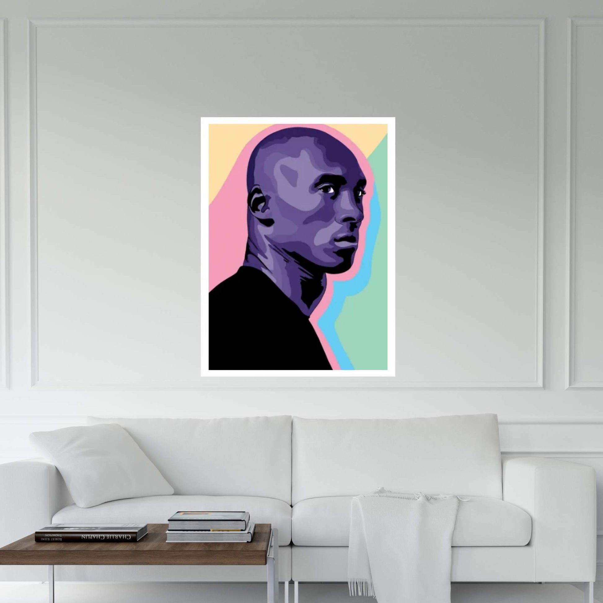 Kobe Bryant Cut-Out Canvas Wall Art - Y Canvas