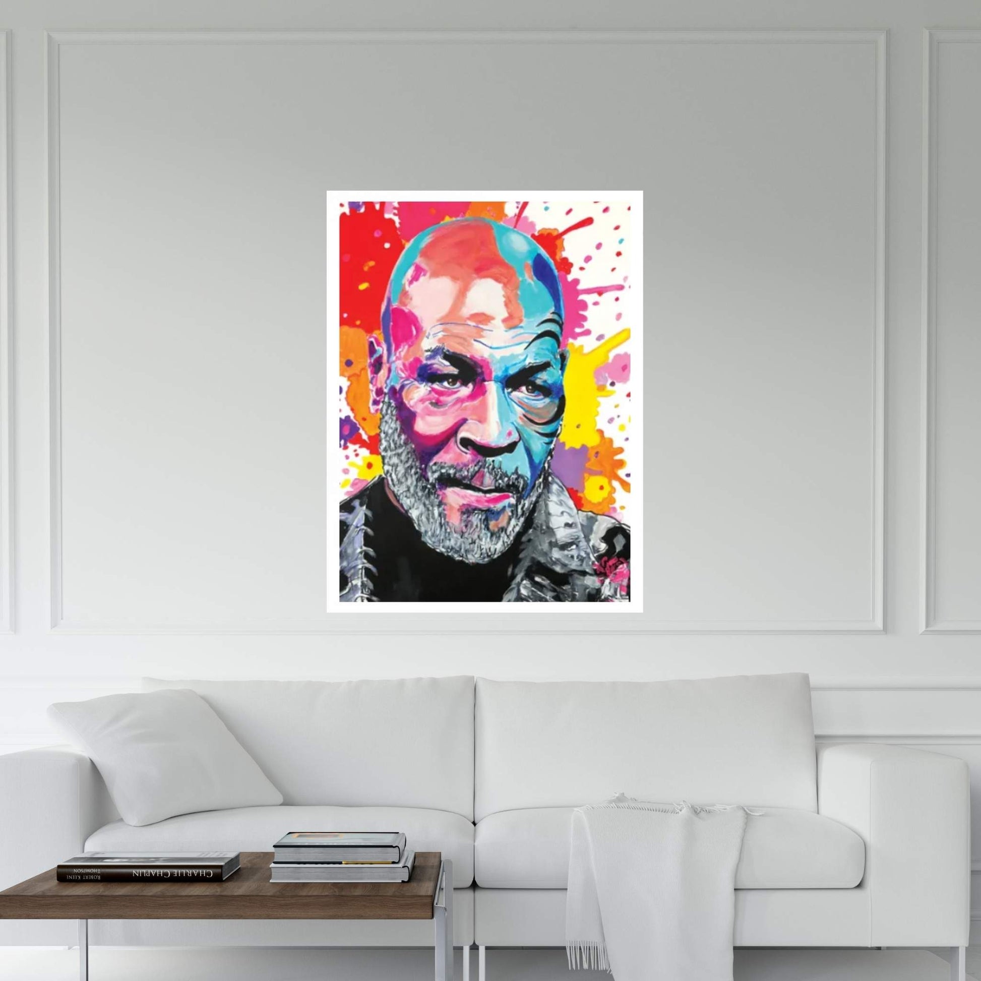 Mike Tyson Pop Art Canvas Wall Art - Y Canvas