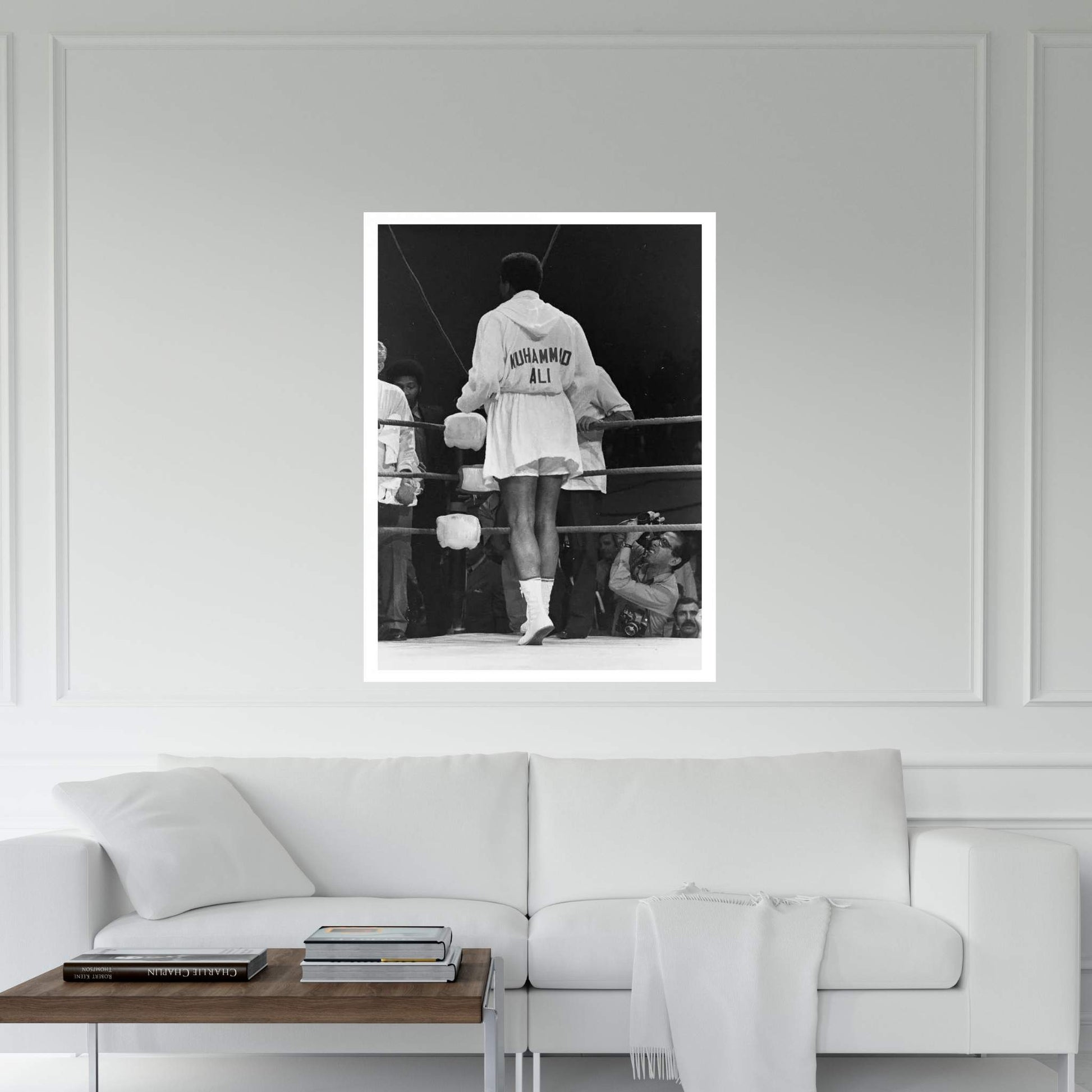 Rear View Of A Robed Muhammad Ali Canvas Wall Art - Y Canvas