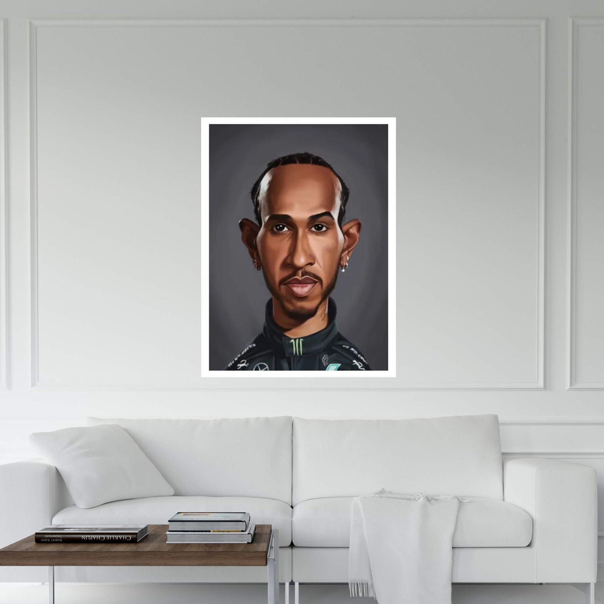 Lewis Hamilton Canvas Wall Art - Y Canvas