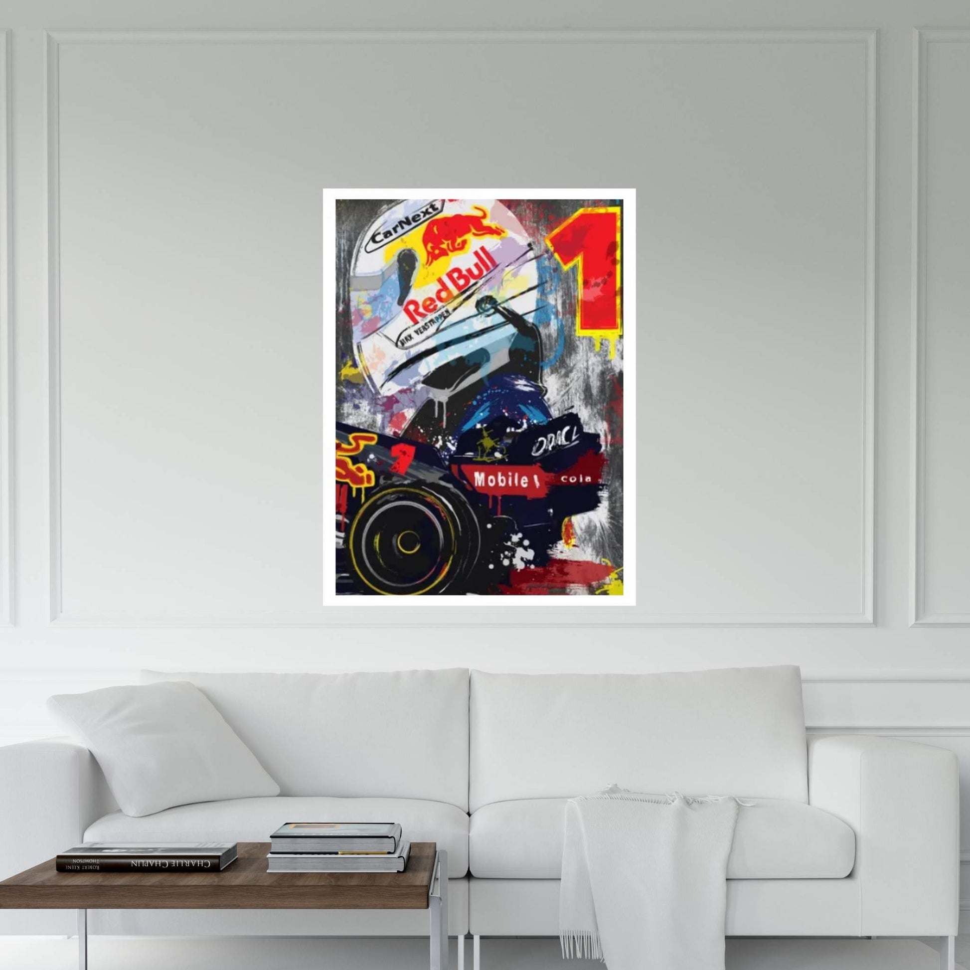 Max Verstappen, Red Bull Racing, Red Bull, F1 Poster Canvas Wall Art - Y Canvas