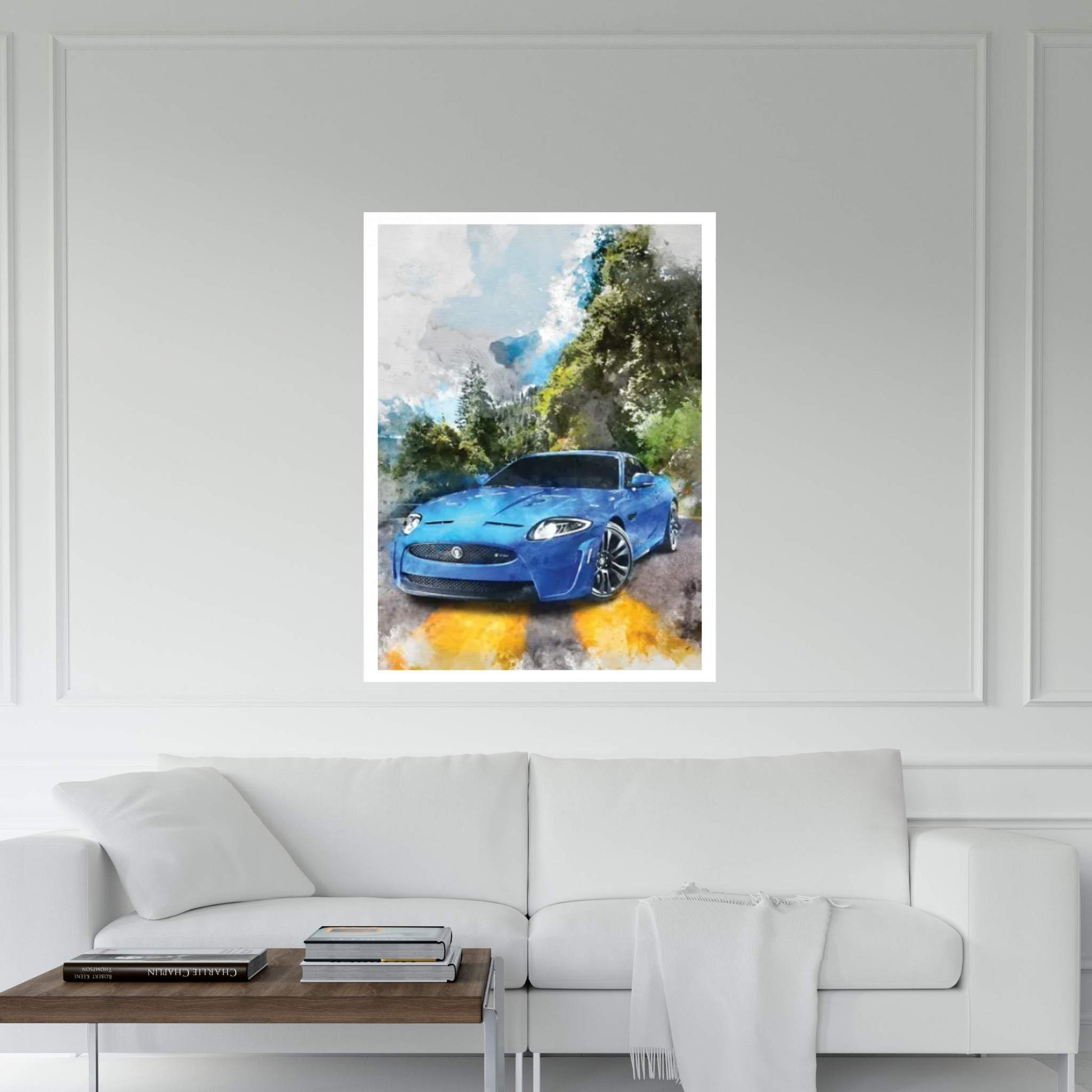 Jaguar XKR-S Canvas Wall Art - Y Canvas